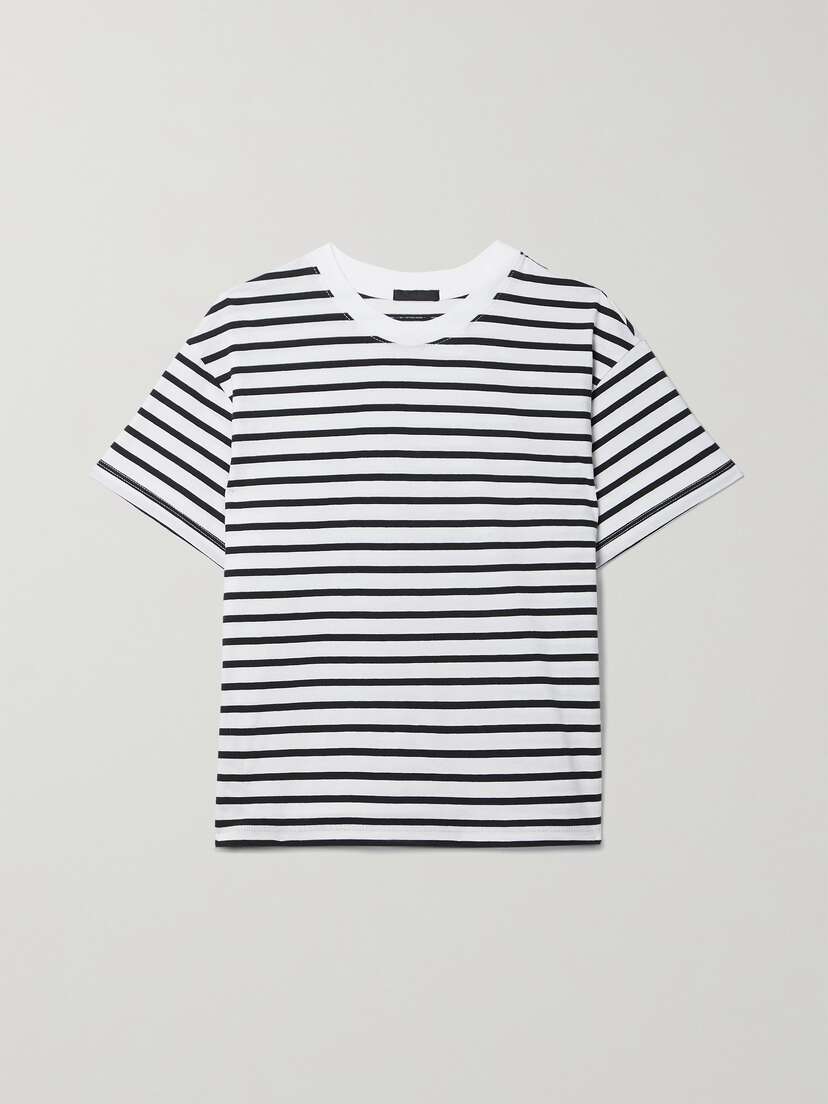 ATM Anthony Thomas Melillo Boy Striped Cotton-jersey T-shirt - x large