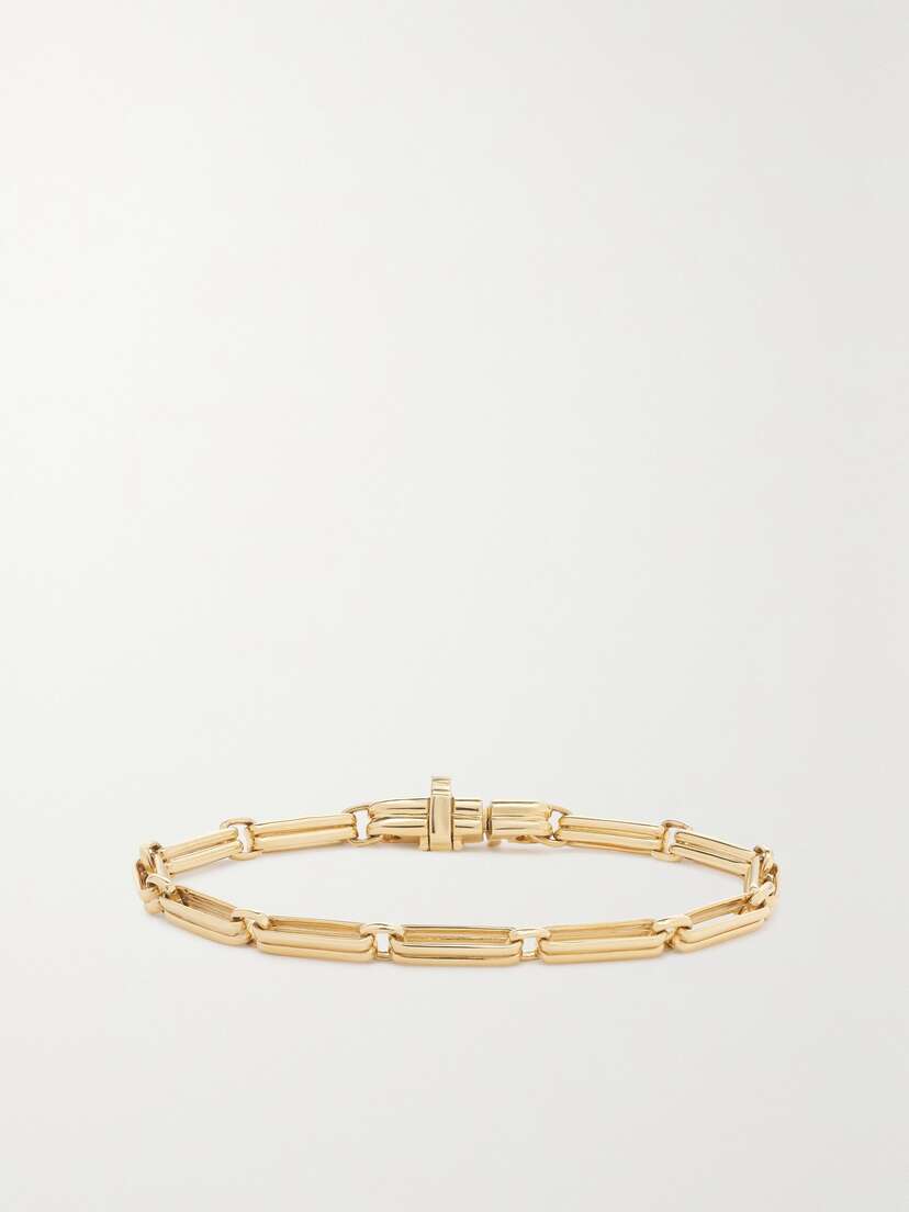Fernando Jorge Doubled Stretched Links Small 18-karat Gold Bracelet