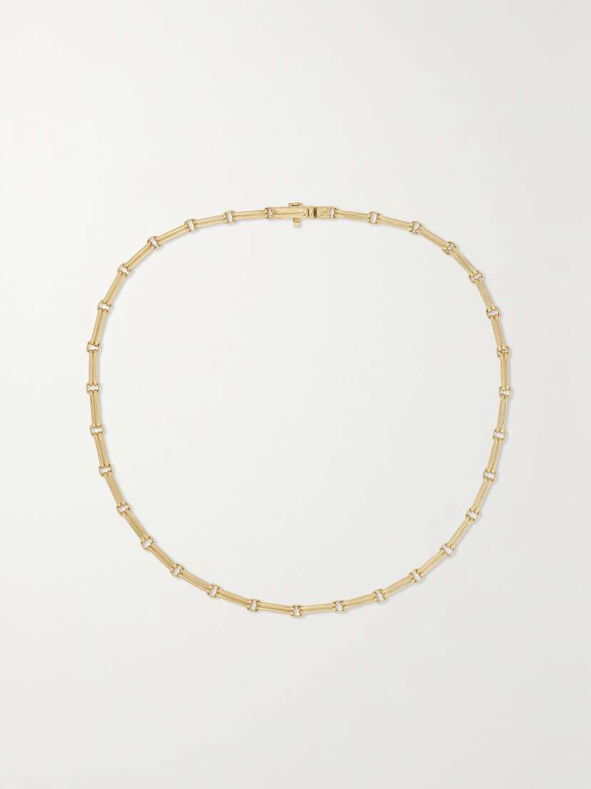 Fernando Jorge Double Stretched Links 18-karat Gold Necklace
