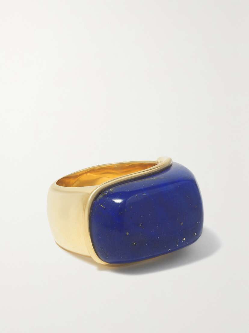 Fernando Jorge Oblong 18-karat Gold Lapis Lazuli Ring