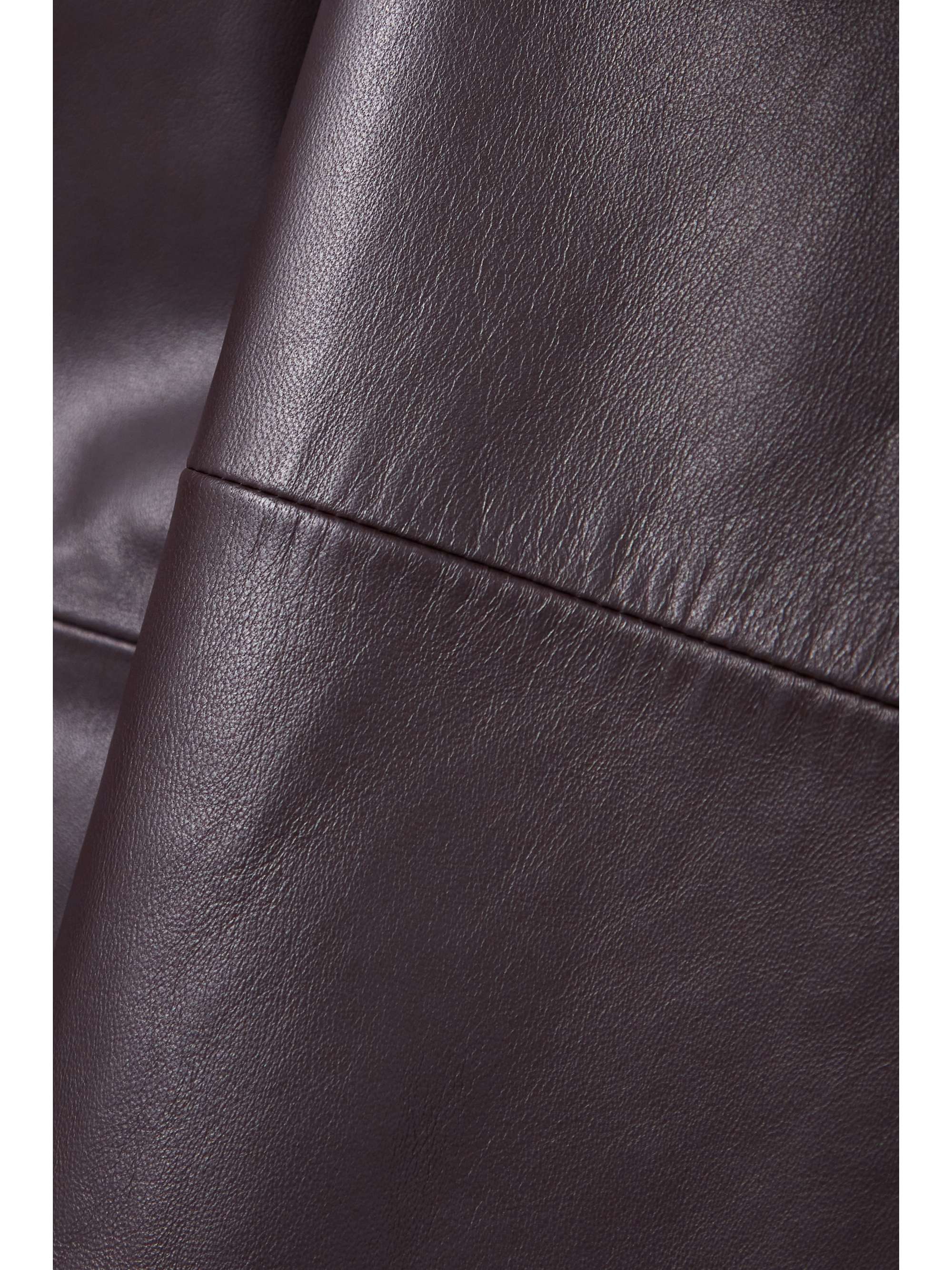 INTERIOR The Marlowe leather wide-leg pants
