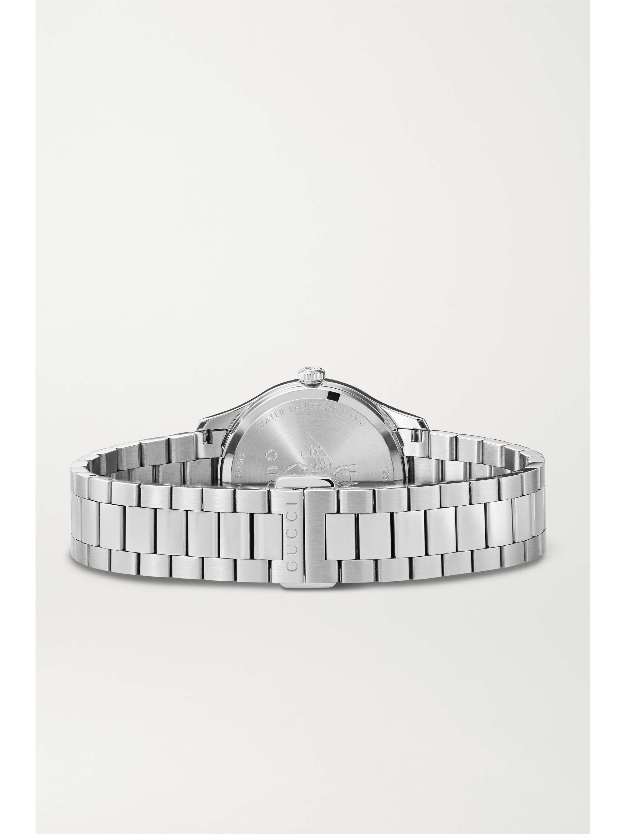 GUCCI Montre en acier inoxydable G-Timeless, 32 mm