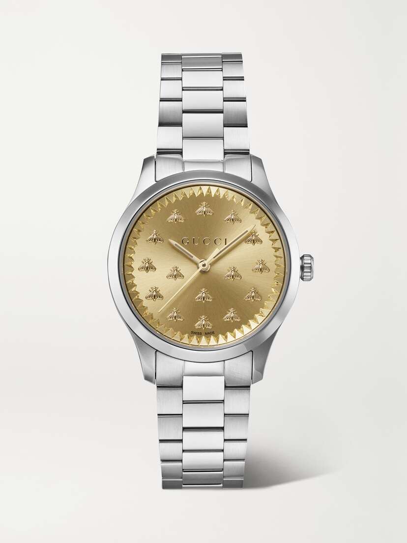 Gucci G-timeless 32mm Stainless Steel Watch