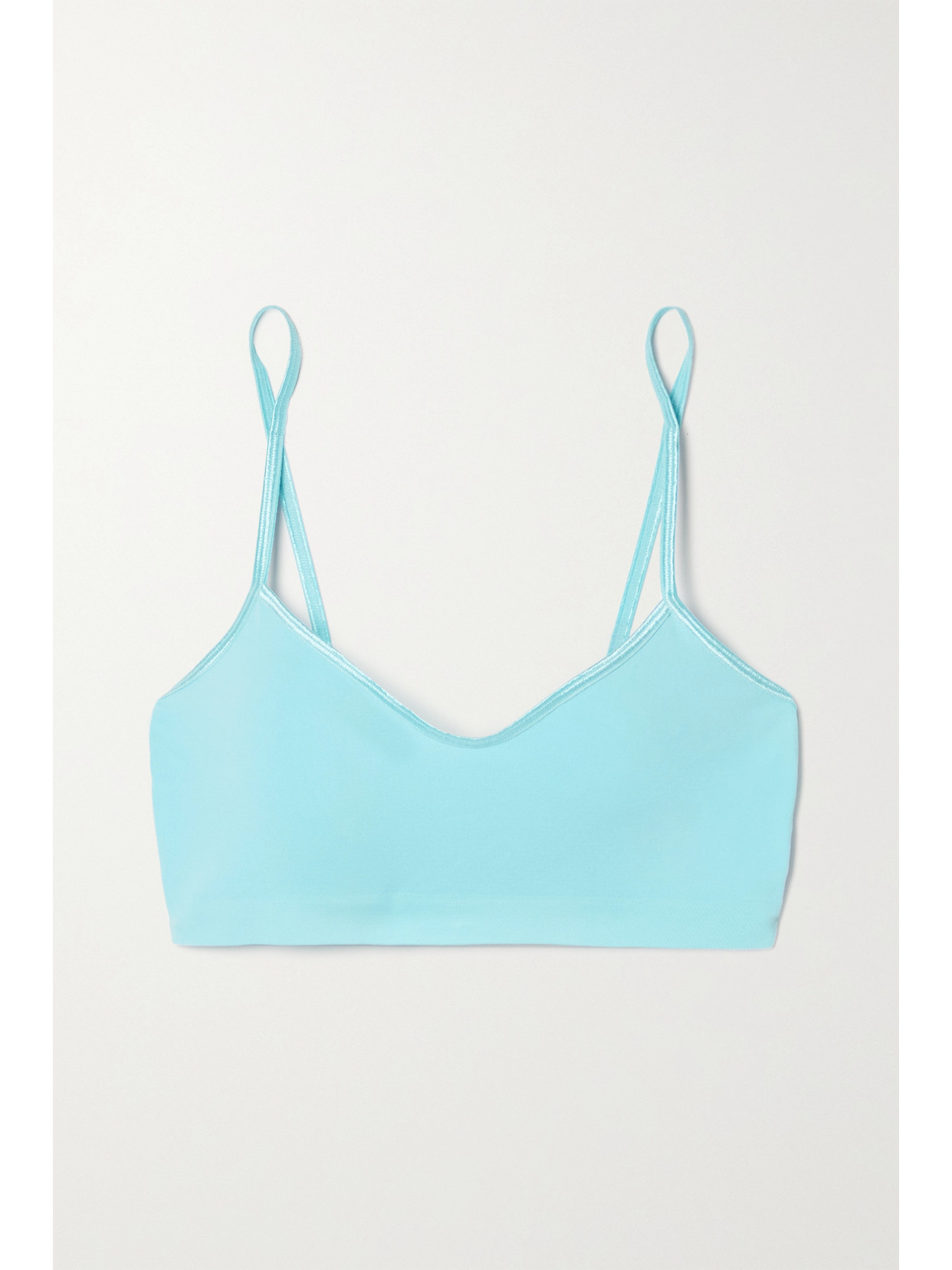 Hanro Touch Feeling Stretch-jersey Soft-cup Bra In 1548 Soft Cyan