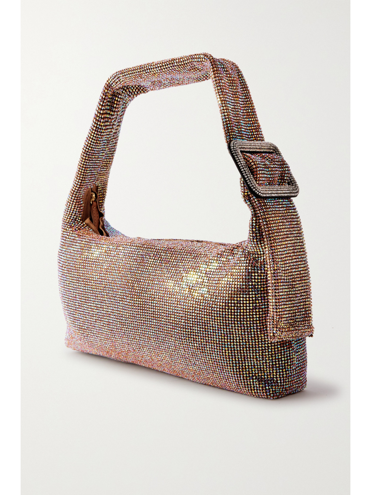 Pina Bausch Crystal-embellished Satin Shoulder Bag