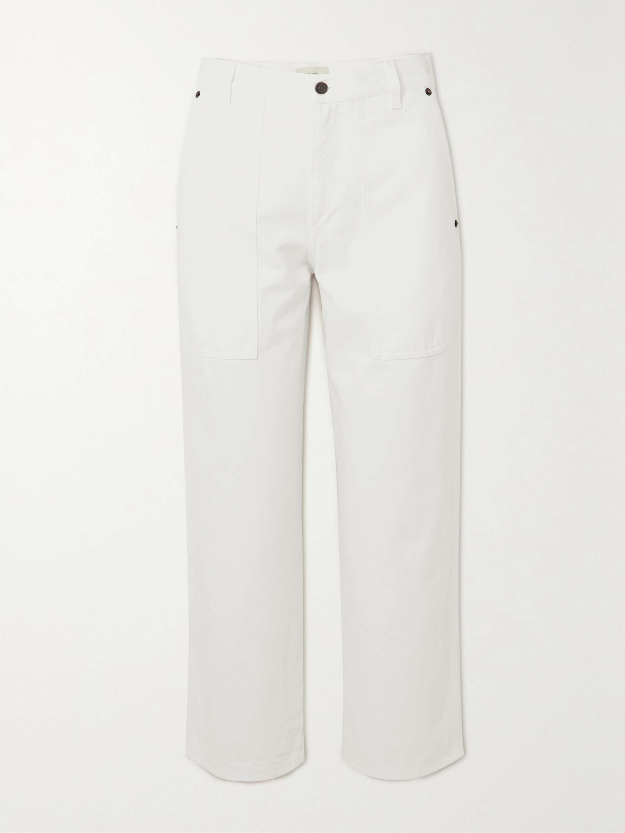 White Hester high-rise wide-leg jeans 