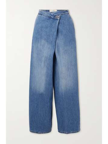 Designer Wide Leg Jeans for Women | NET 
