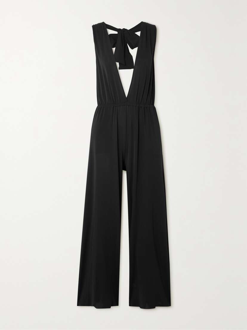 Eres Les Essentiels Abby Stretch-jersey Halterneck Jumpsuit