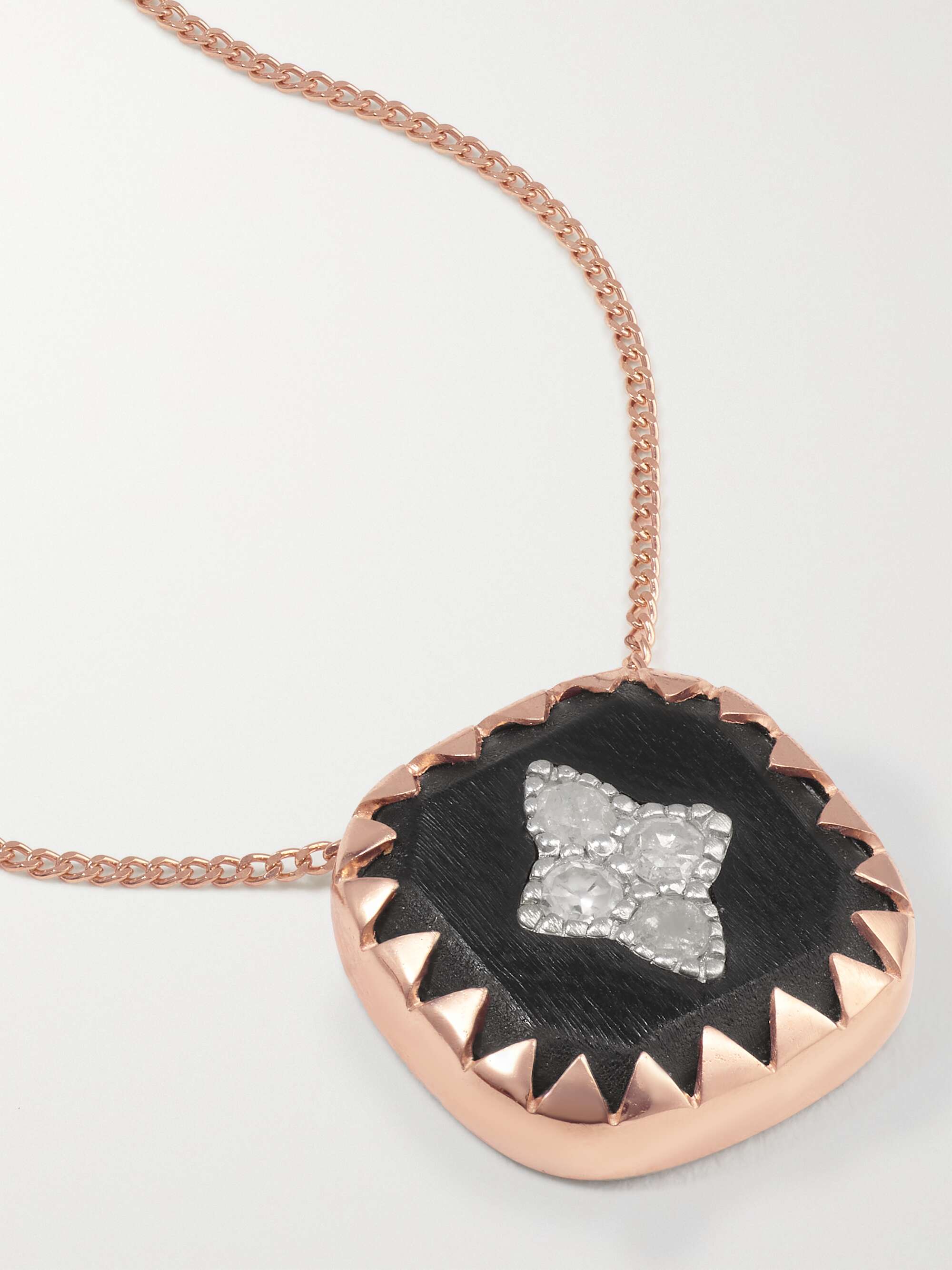 Pascale Monvoisin Louise Long Necklace with Polki Diamonds