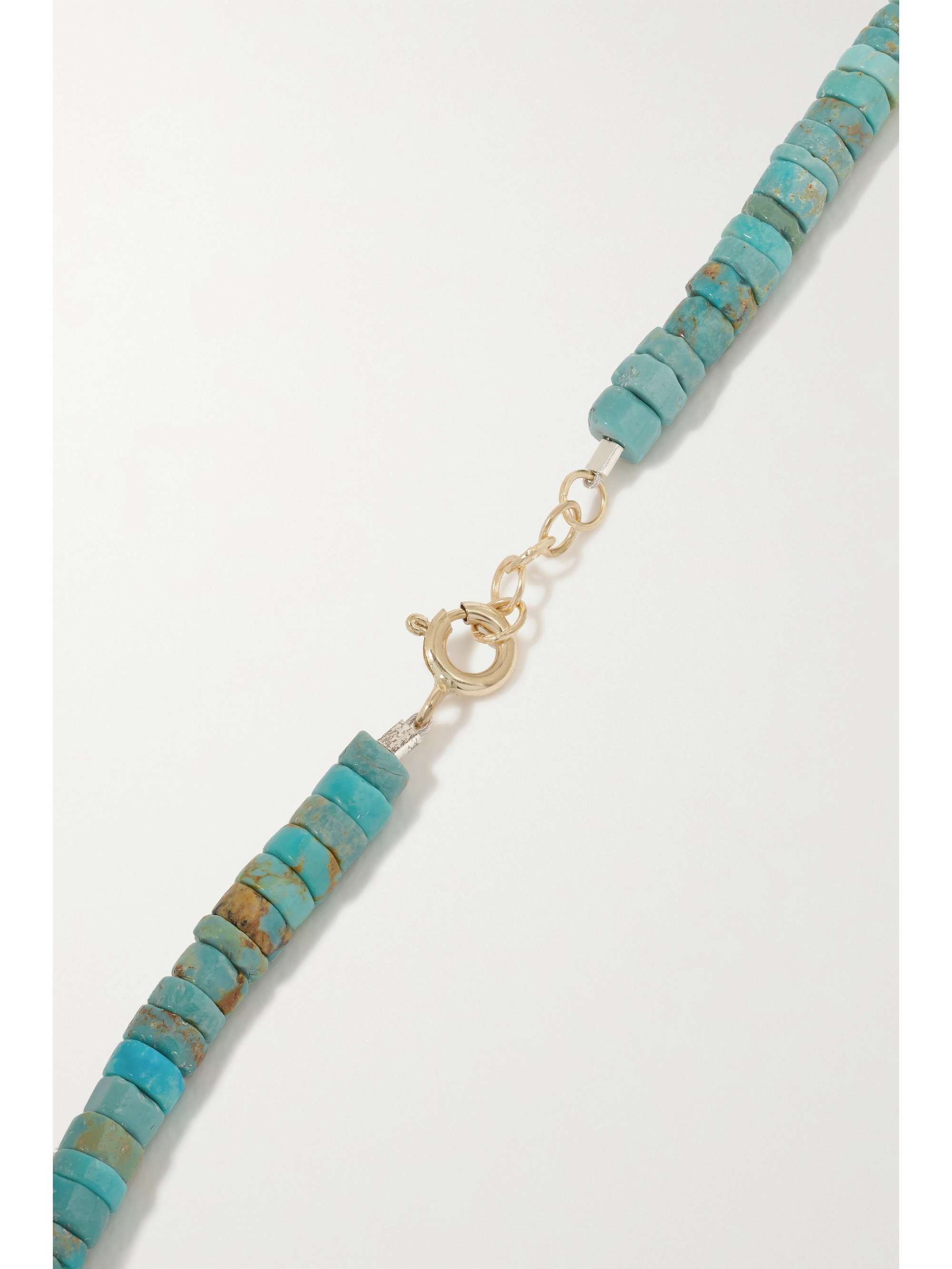 PASCALE MONVOISIN Taylor N°3 9-karat gold turquoise necklace