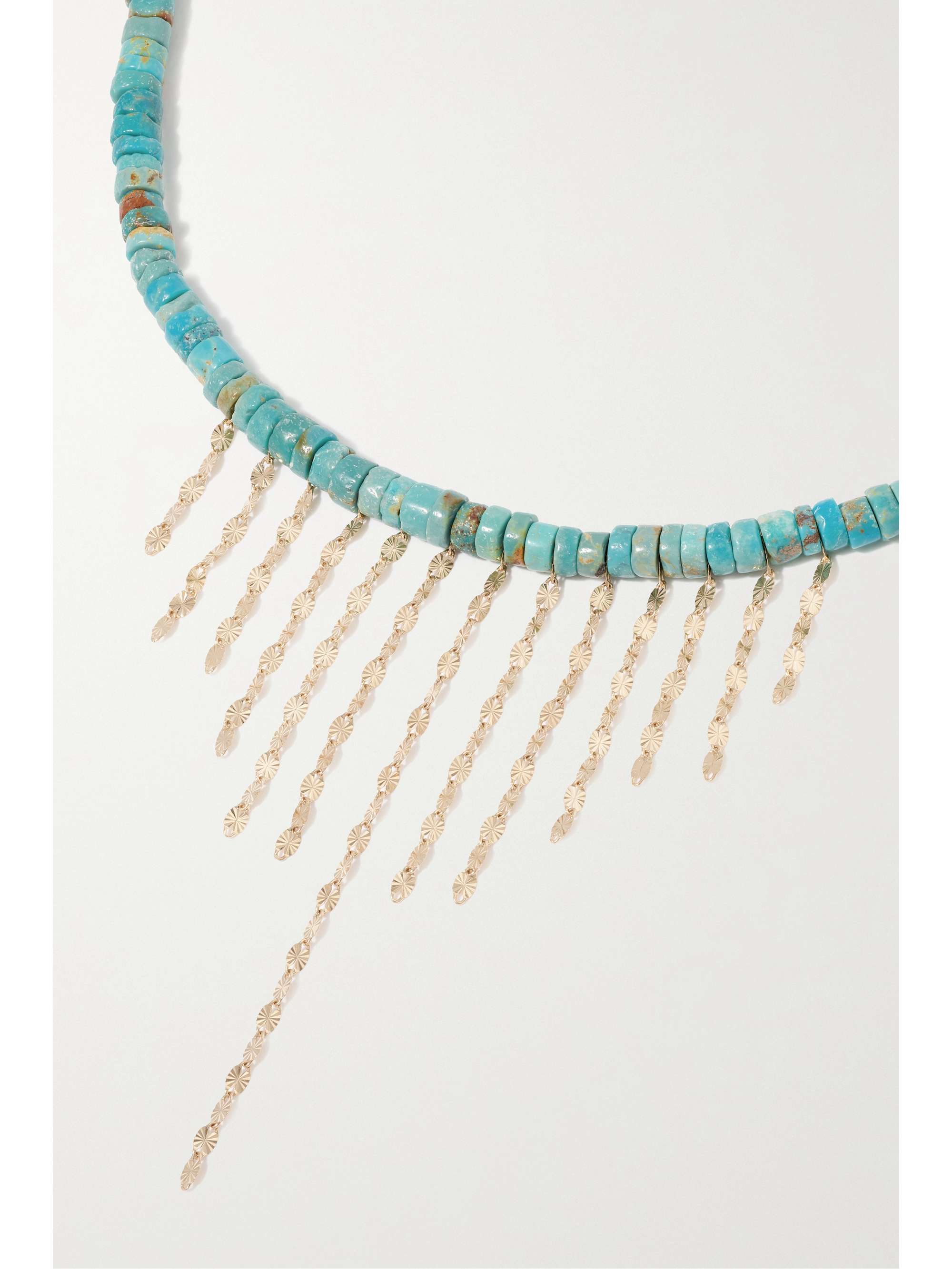 PASCALE MONVOISIN Taylor N°3 9-karat gold turquoise necklace
