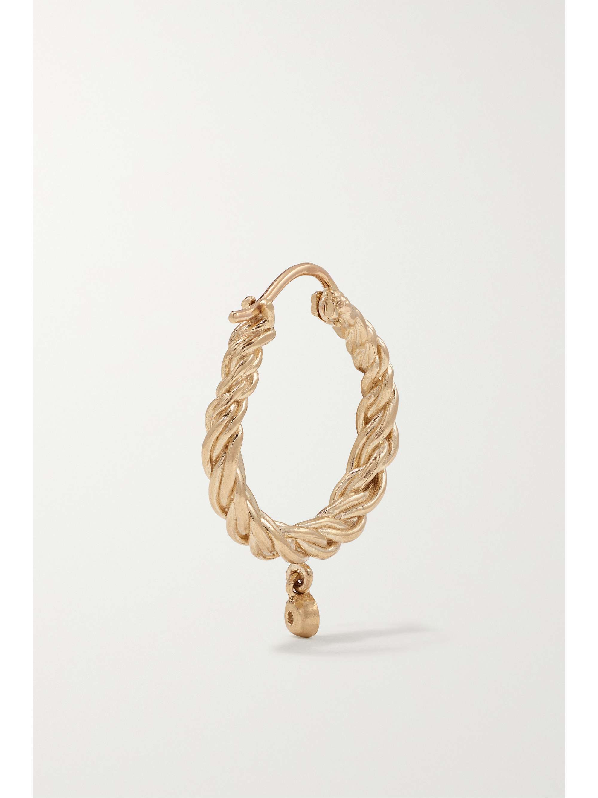 PASCALE MONVOISIN Noa 9-karat gold diamond single hoop earring