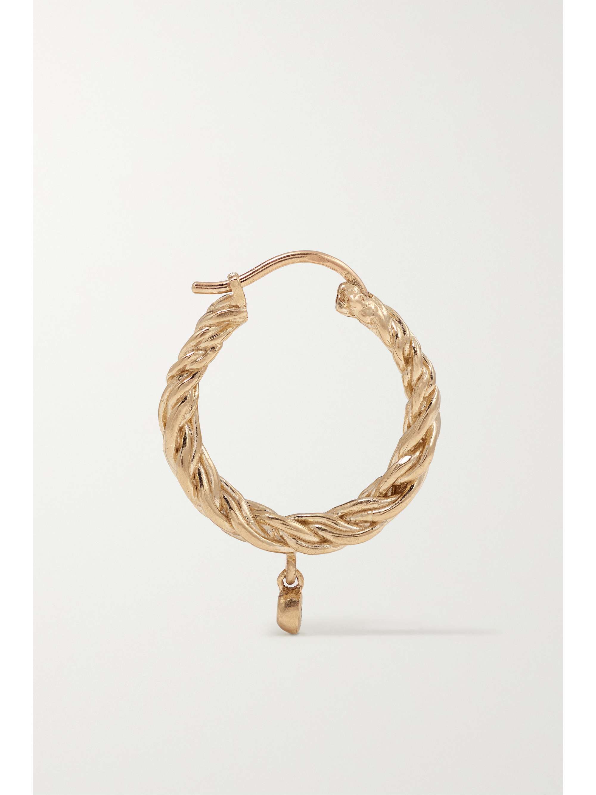 PASCALE MONVOISIN Noa 9-karat gold diamond single hoop earring