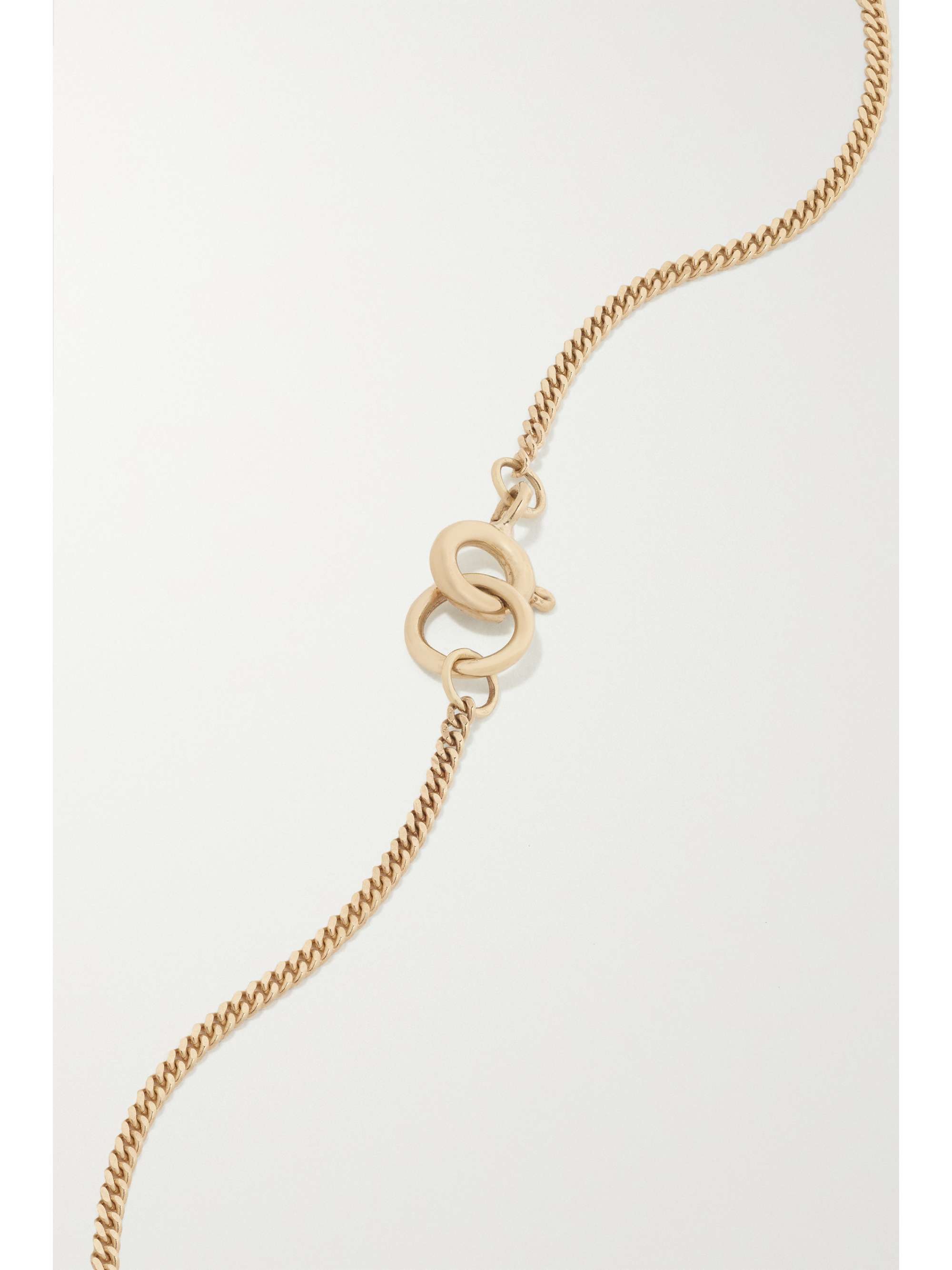 PASCALE MONVOISIN Bahia 9-karat gold, quartz and diamond necklace