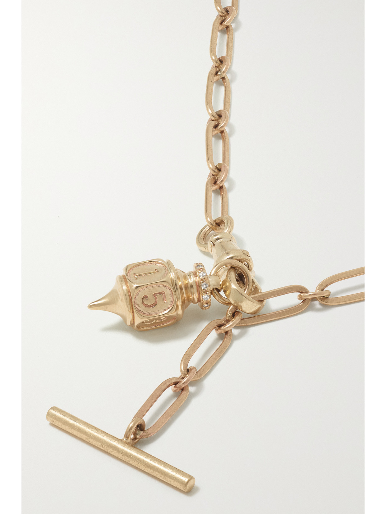Pascale Monvoisin Debbie N°2 9-karat Gold Diamond Necklace In Gold