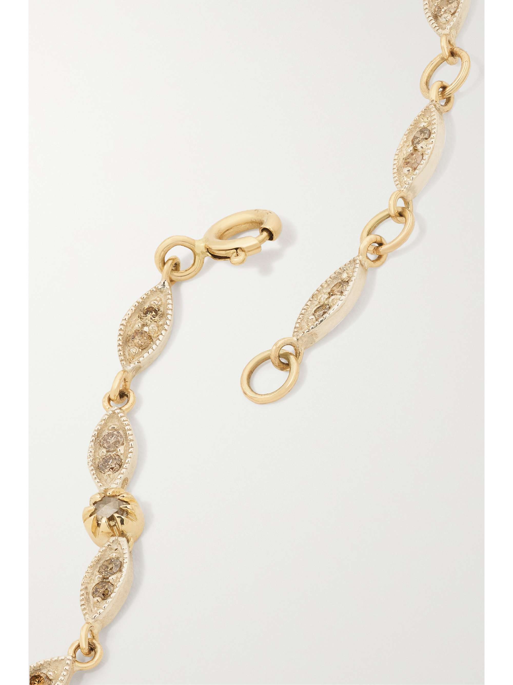 PASCALE MONVOISIN Ava 9K 黄金纯银钻石手链