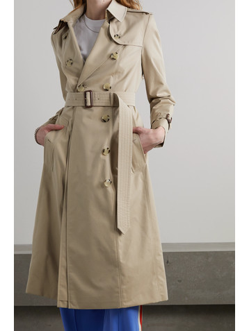 Burberry The Chelsea Long cotton-gabardine trench coat