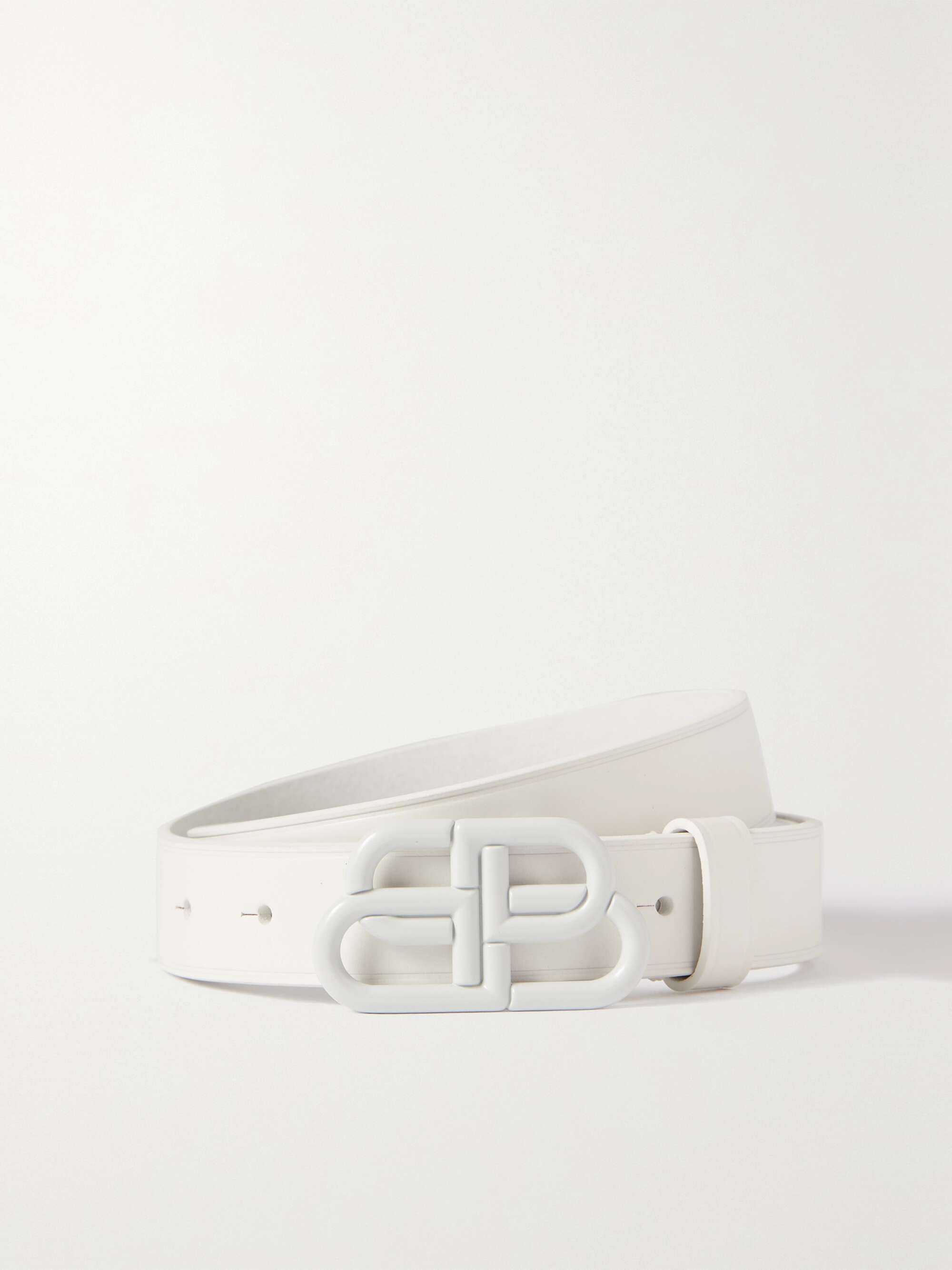 BALENCIAGA BB leather belt | NET-A-PORTER