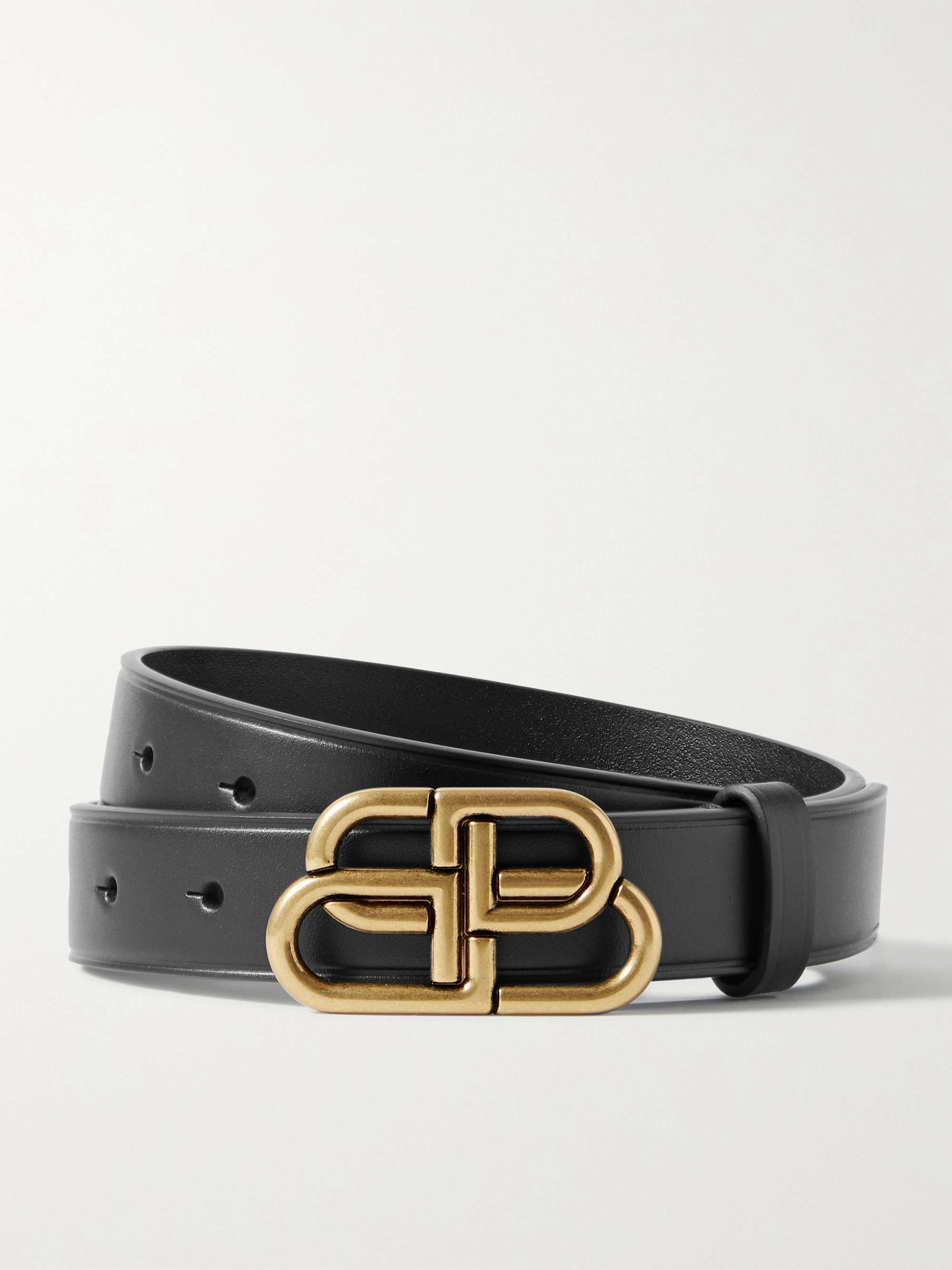 regering slange sidde BALENCIAGA BB leather belt | NET-A-PORTER