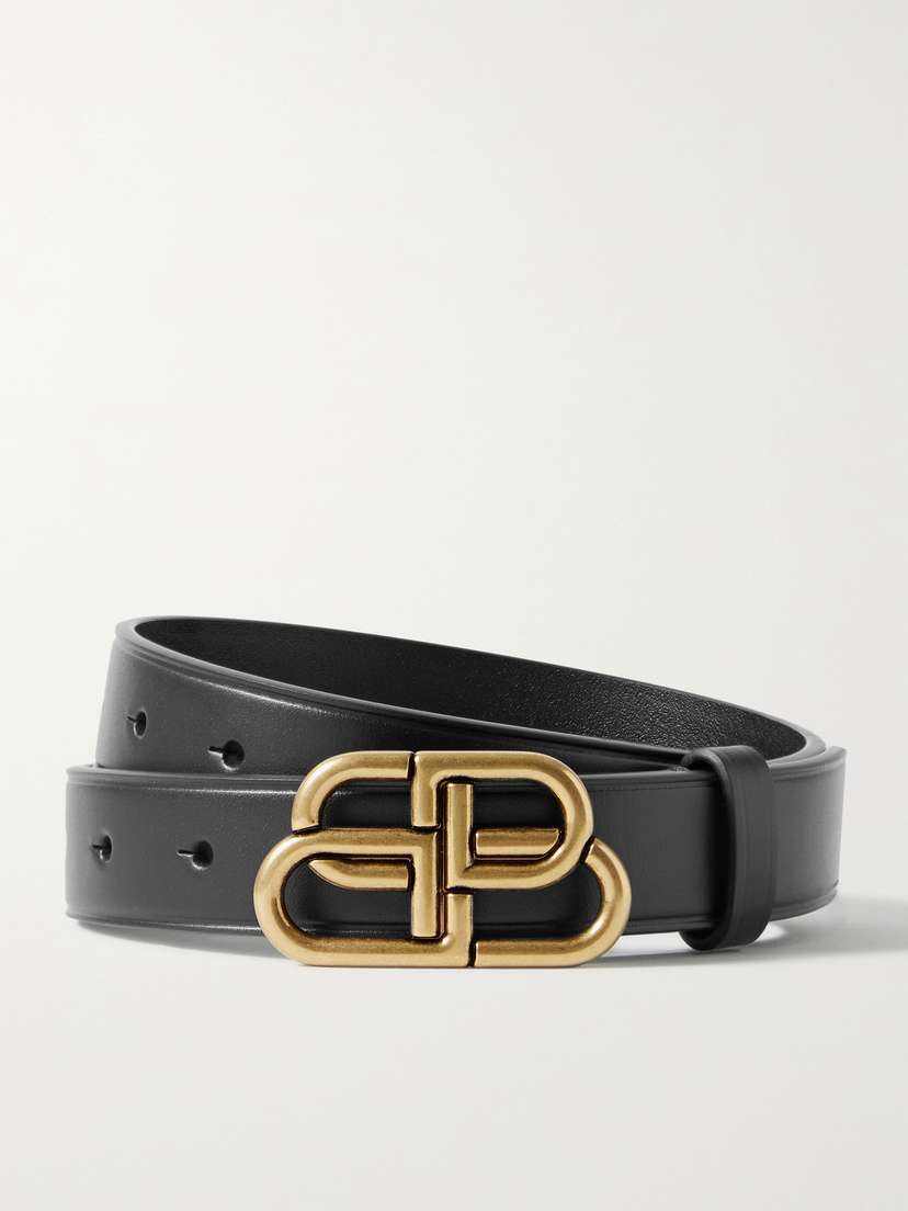 Balenciaga Bb Leather Belt