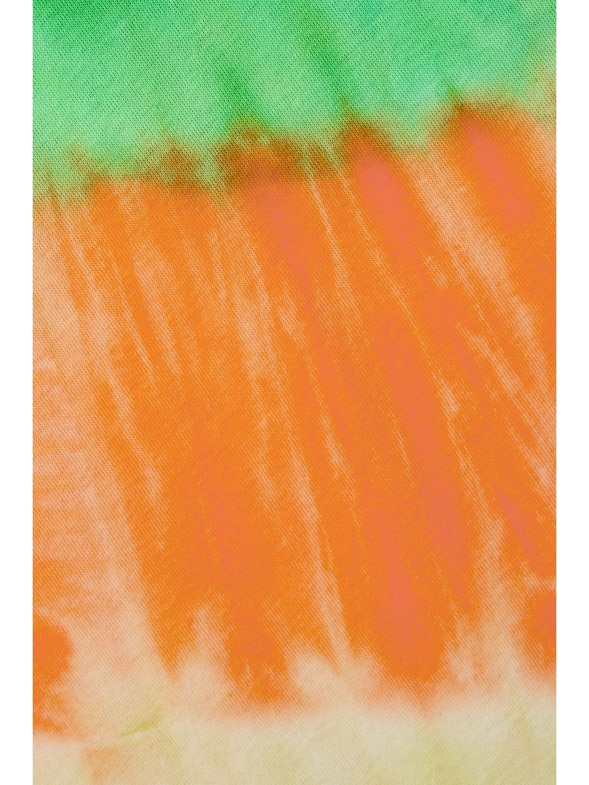 THE ELDER STATESMAN Tri Void tie-dyed cotton and cashmere-blend jersey midi dress
