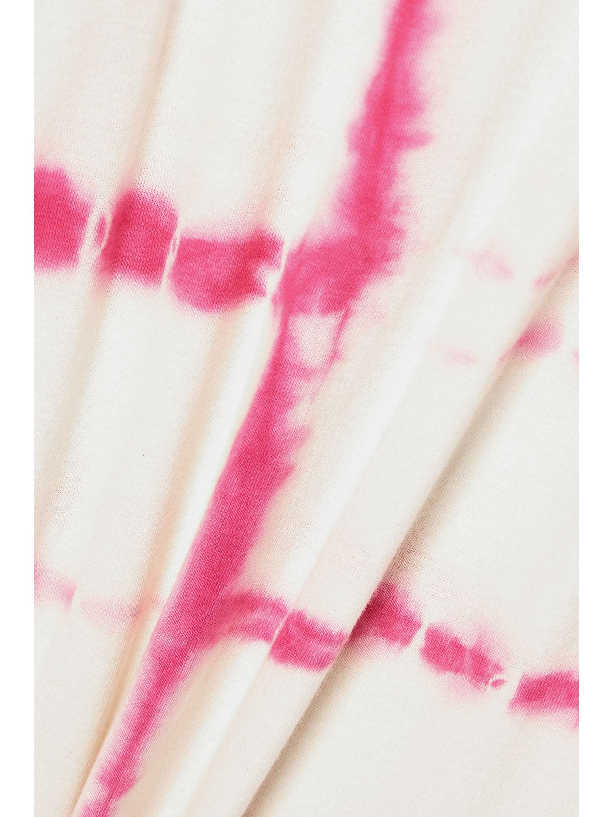 THE ELDER STATESMAN Tie-dyed cotton and cashmere-blend jersey maxi dress