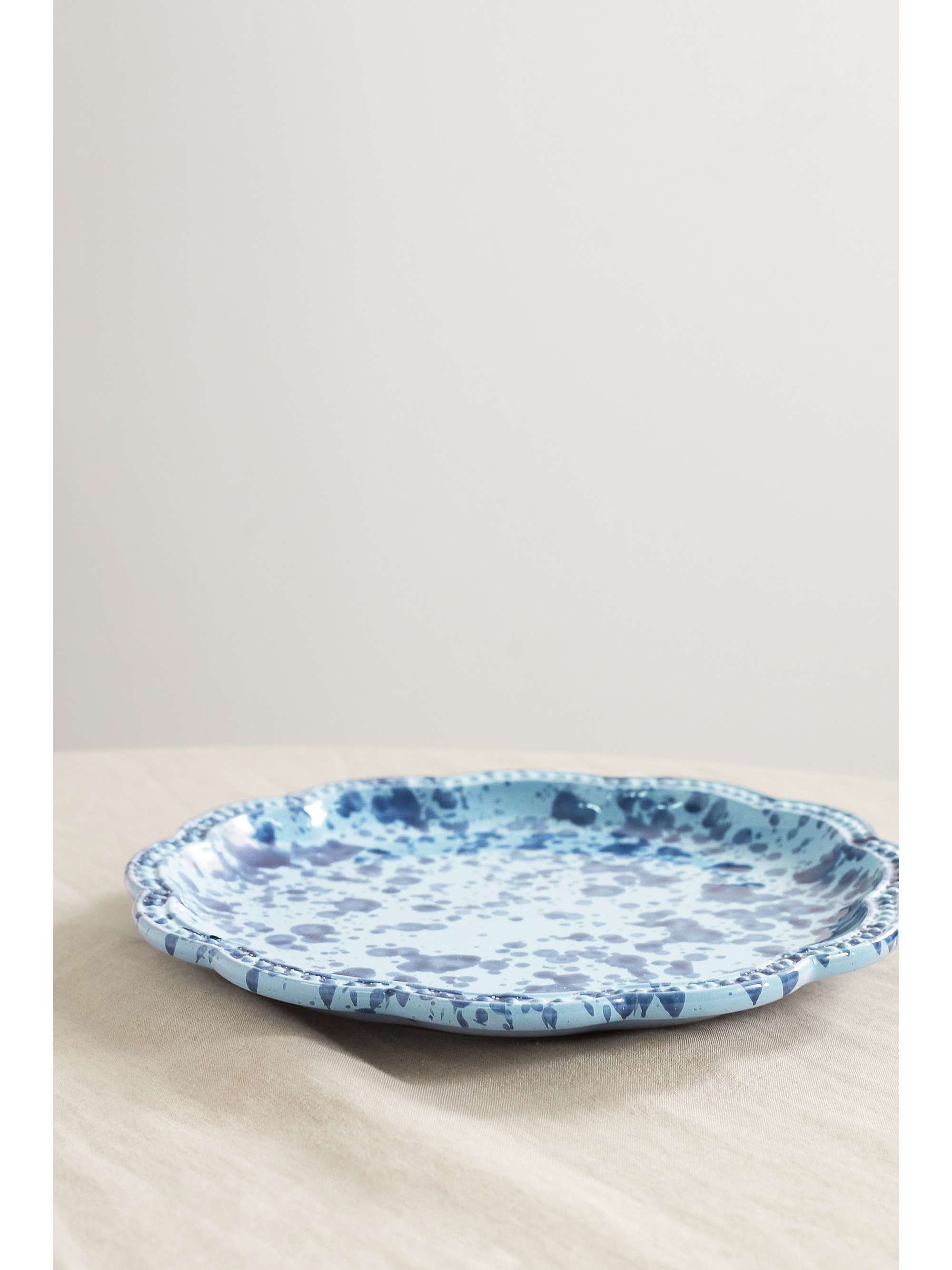 CABANA Speckled 27cm ceramic dinner plate