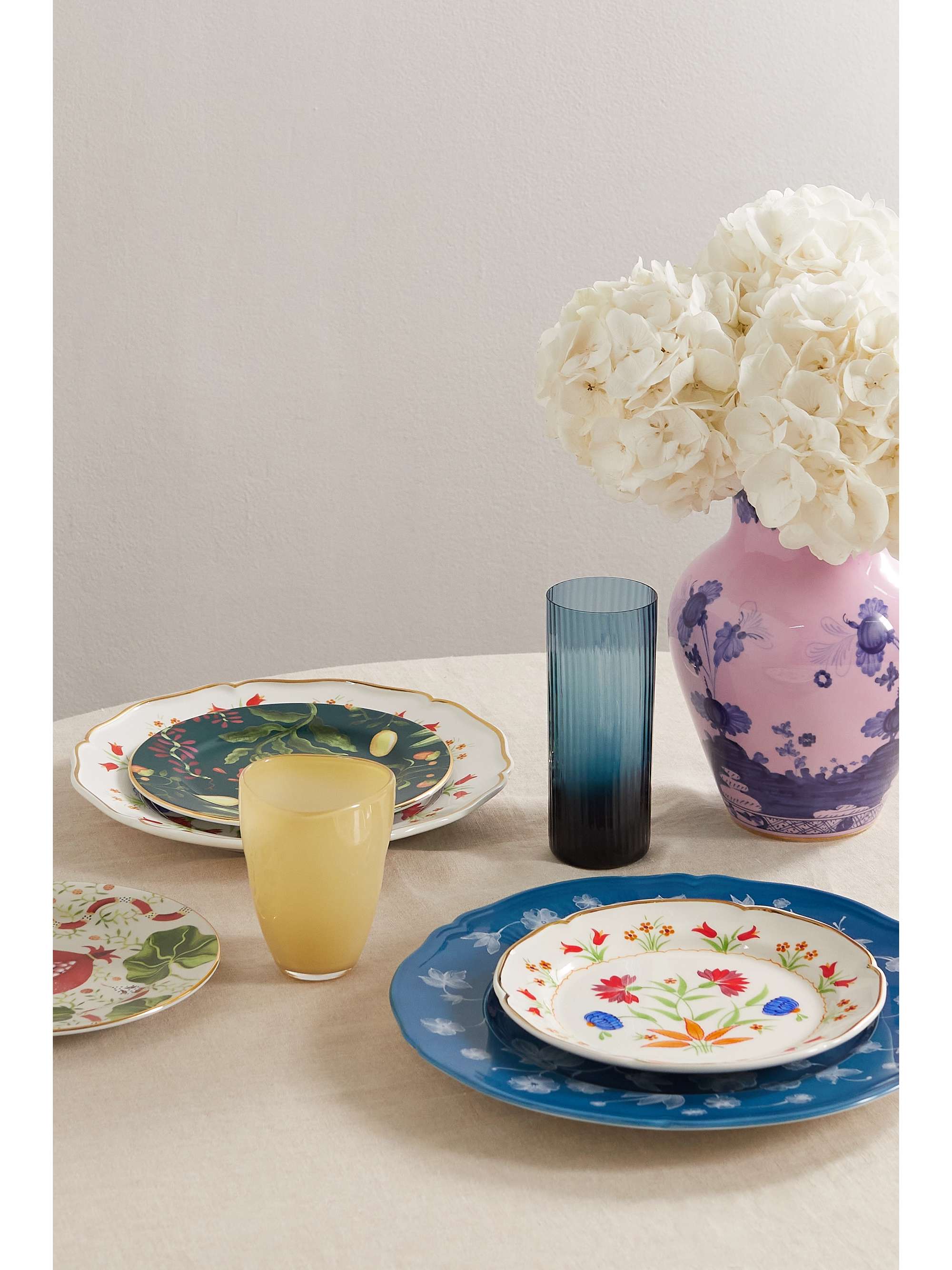 CABANA + Carolina Herrera Josefina 20cm gold-plated ceramic fruit plate