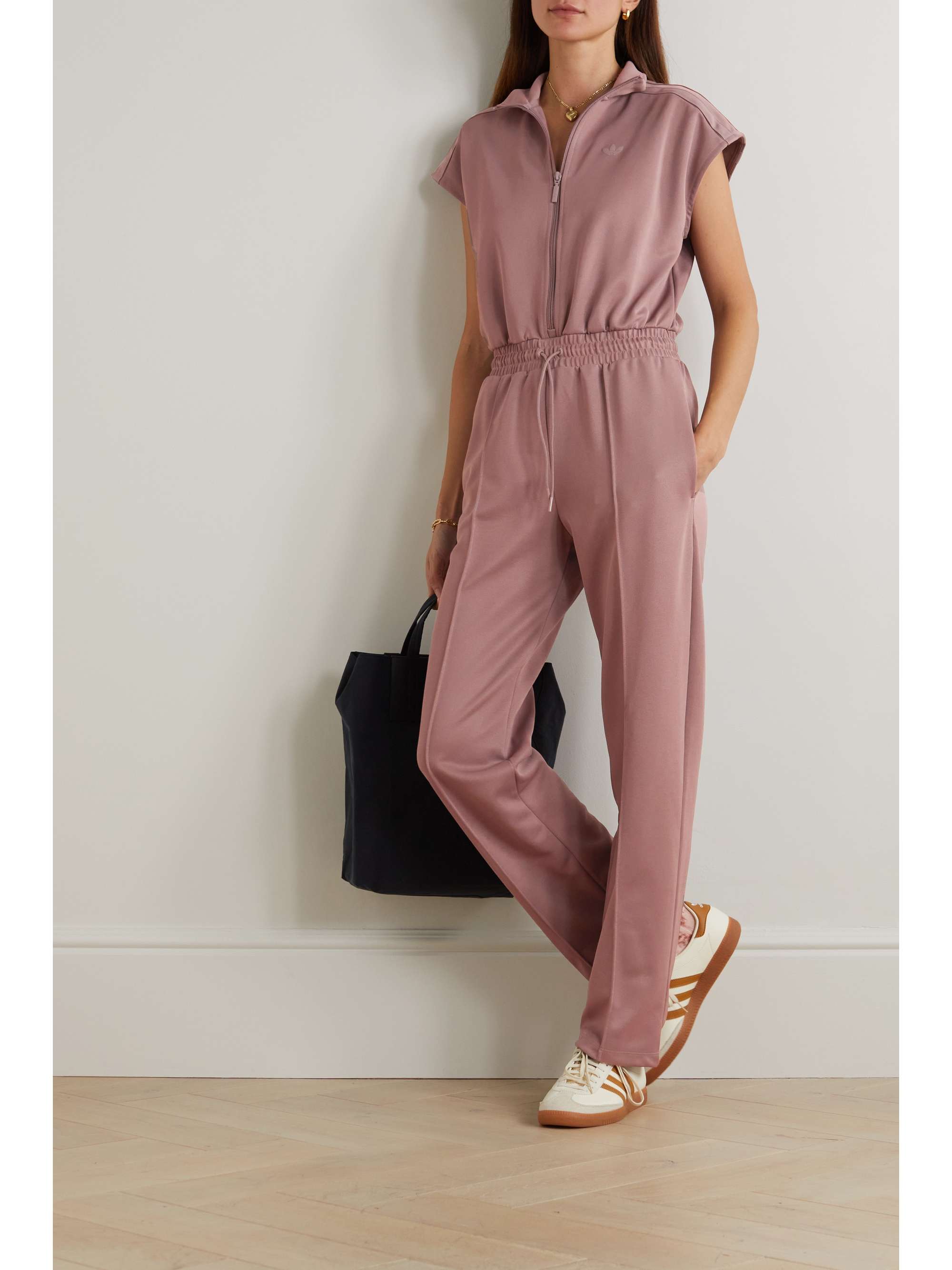 ADIDAS ORIGINALS Adicolor Contempo recycled-jersey jumpsuit