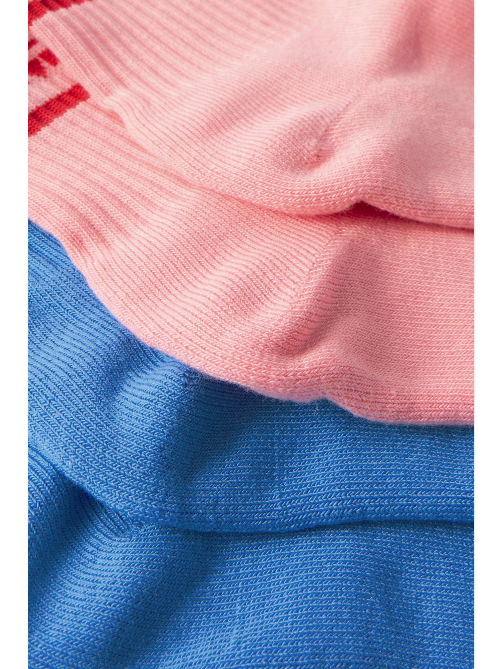 Blue Adicolor 70s set of two cotton-blend intarsia socks | ADIDAS ORIGINALS | NET-A-PORTER