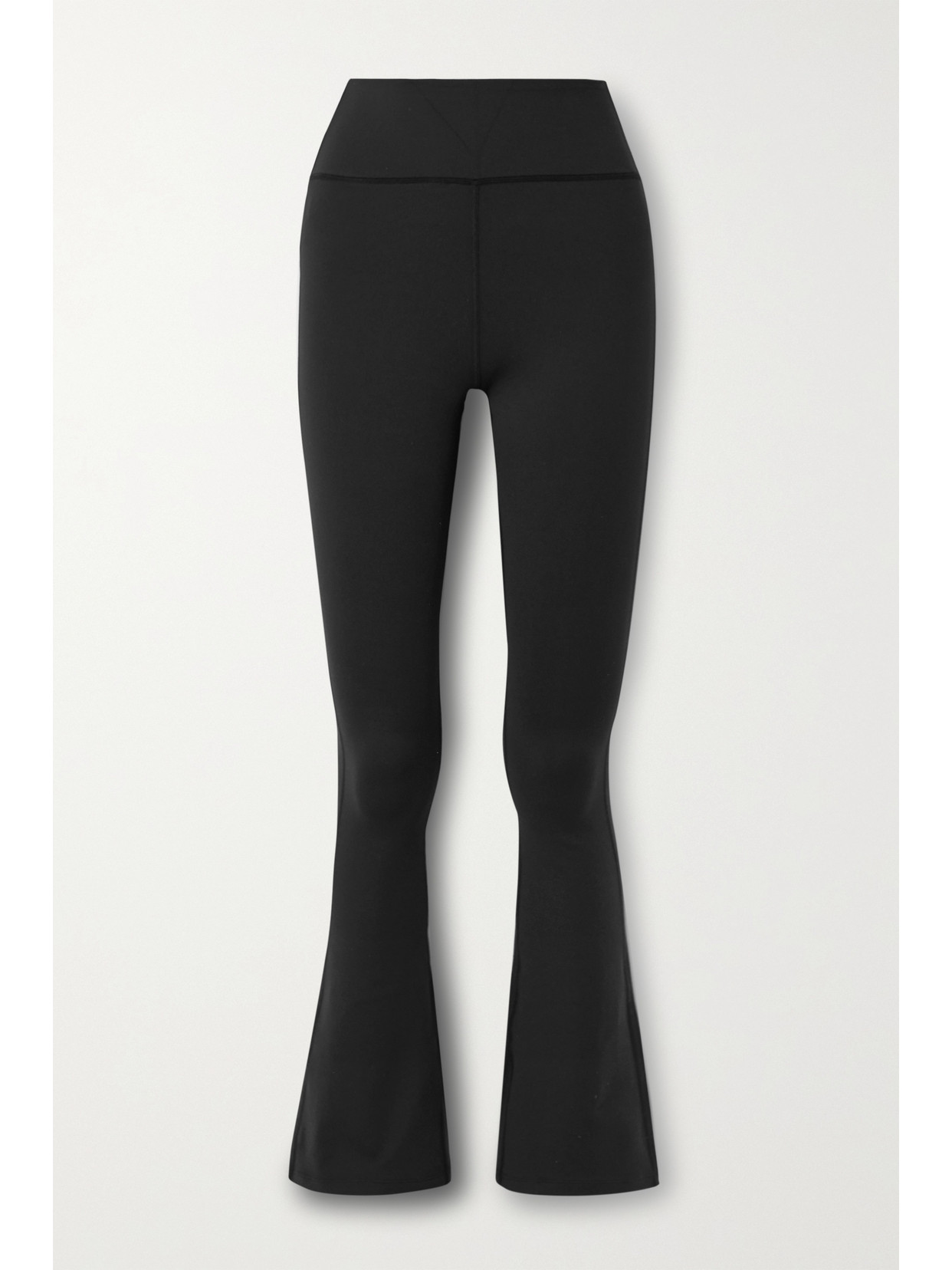 Splits59 Raquel Flared High-rise Stretch-woven Leggings In Black