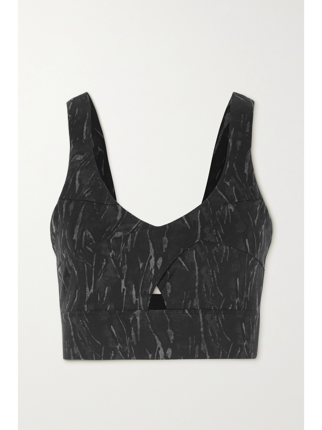 Varley Let's Go Staunton Printed Stretch-nylon Sports Bra