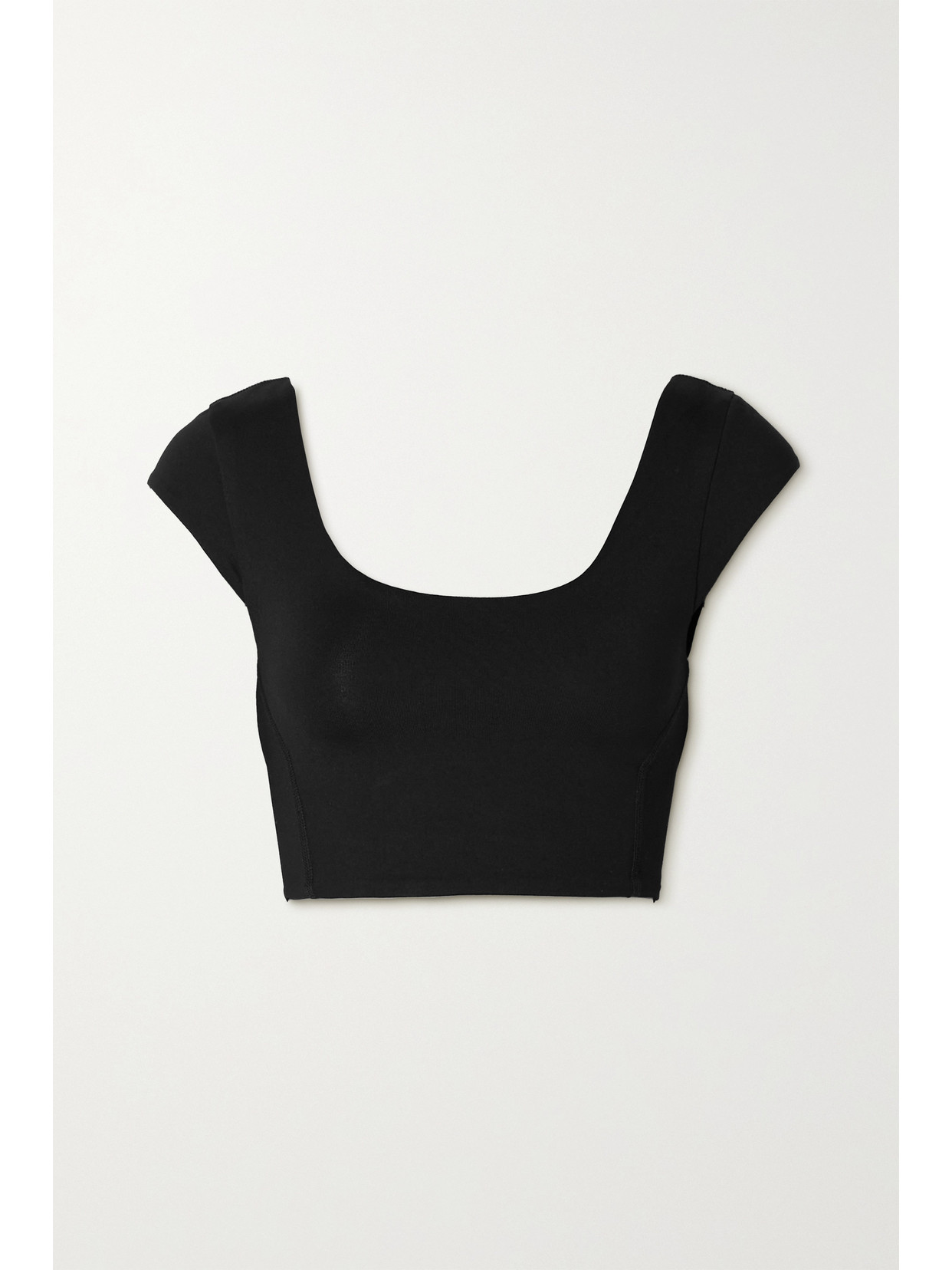 LIVE THE PROCESS JET CUTOUT TWISTED SPORTS BRA