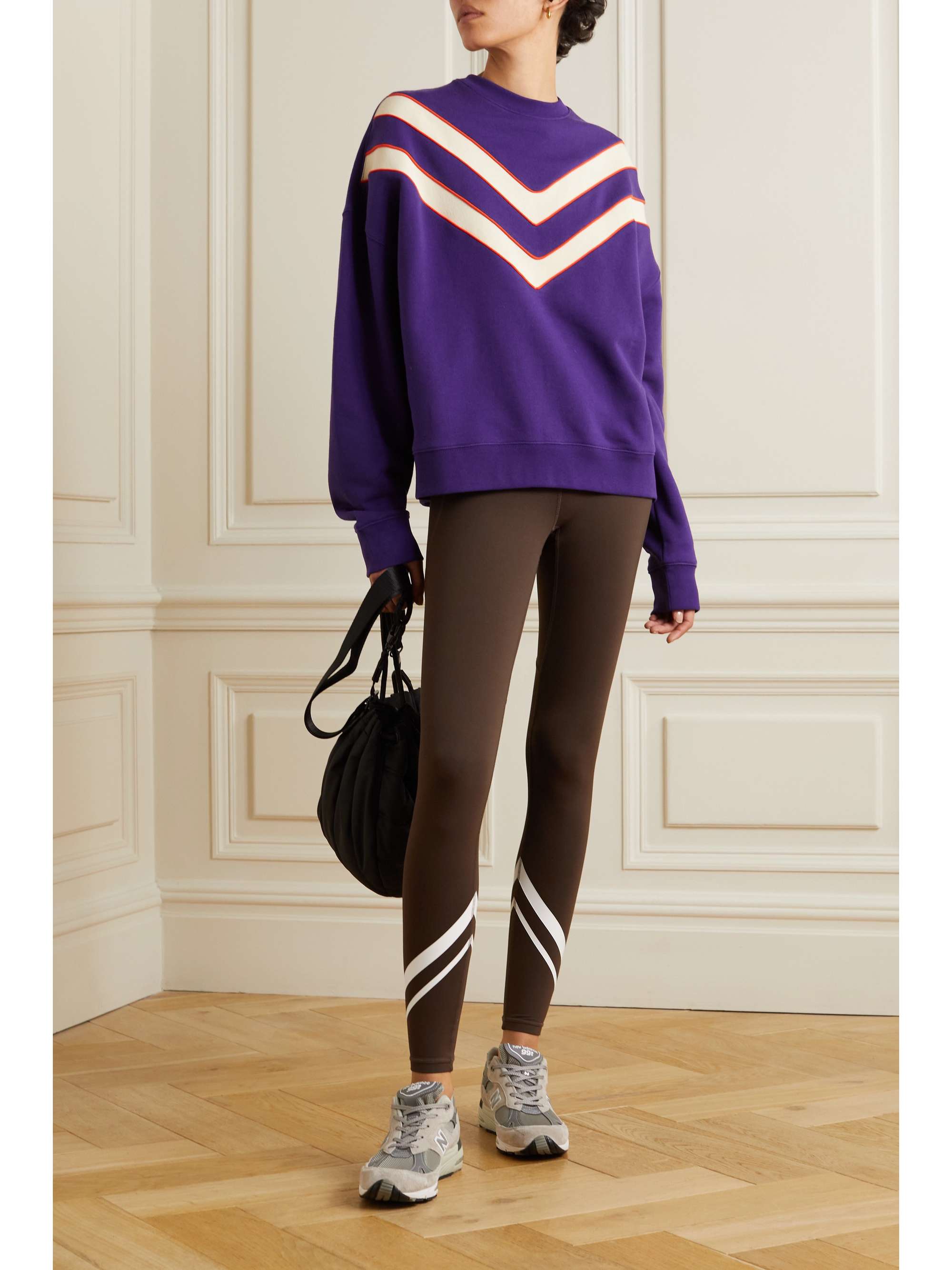 TORY SPORT Sweatshirt aus Baumwollfrottee