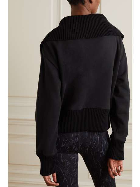 VARLEY Milan cotton-blend jersey sweater | NET-A-PORTER