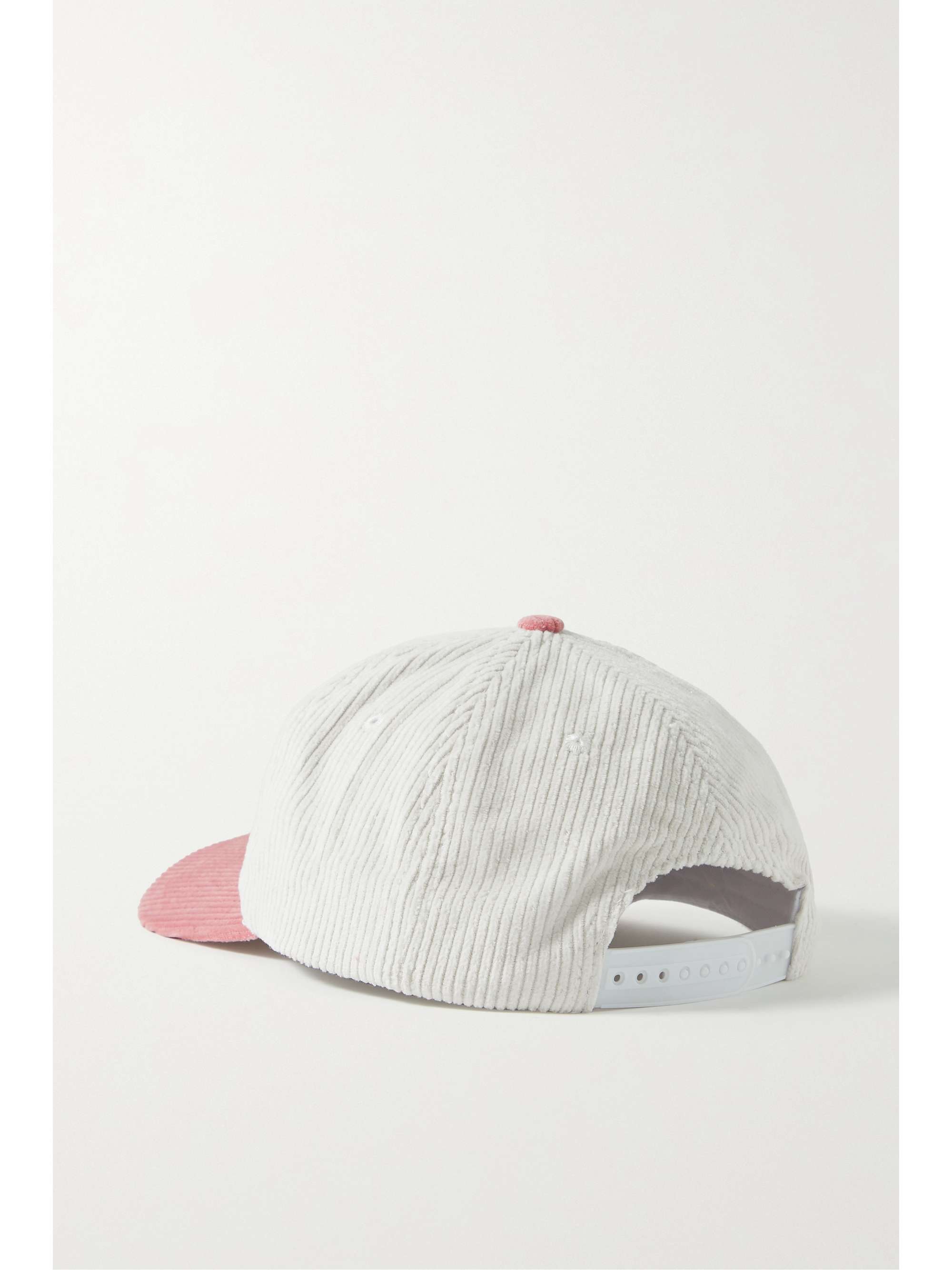 SPORTY & RICH Wellness Club embroidered cotton-corduroy baseball cap