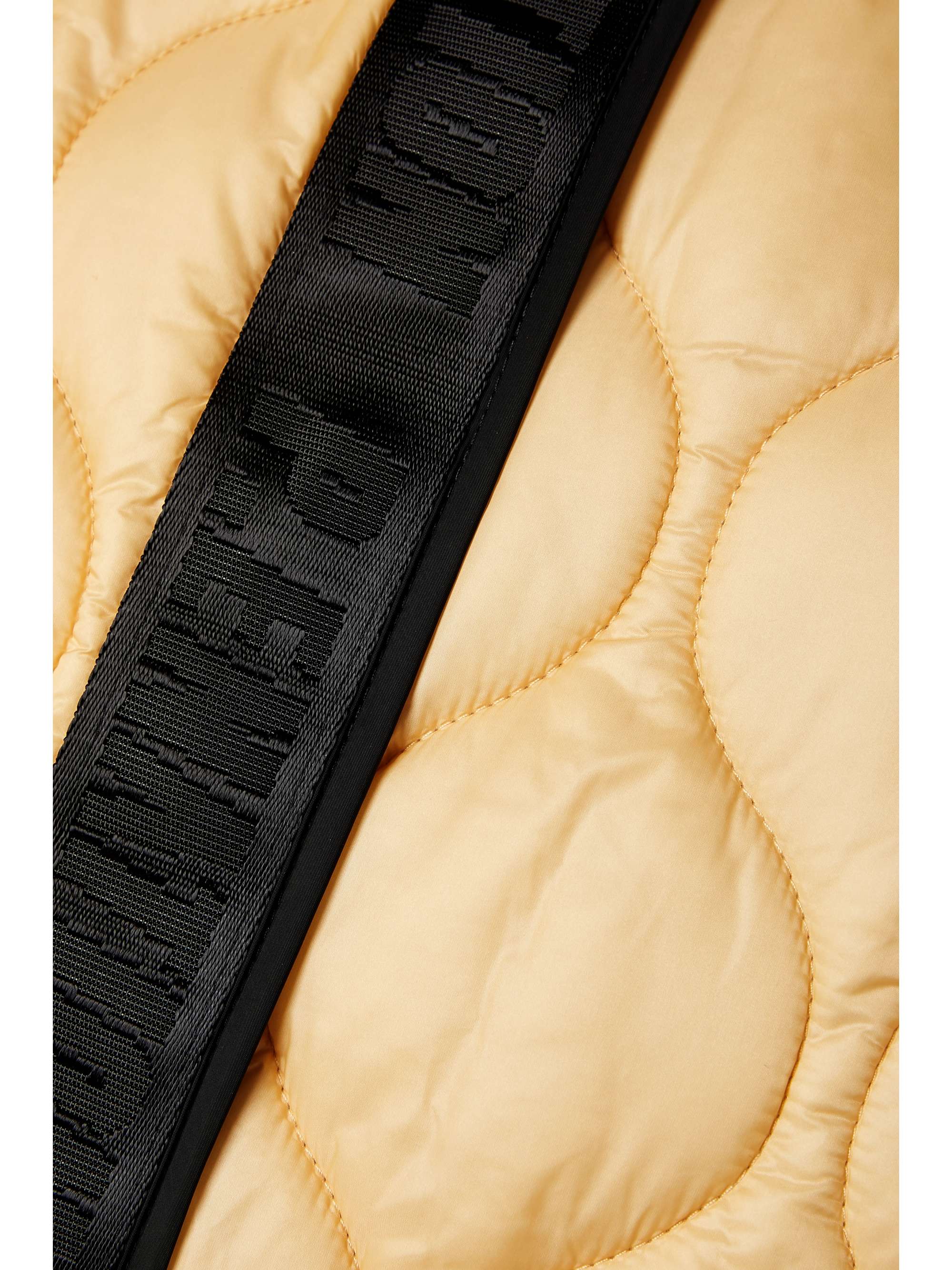 P.E NATION Advocate hooded webbing-trimmed quilted recycled shell jacket