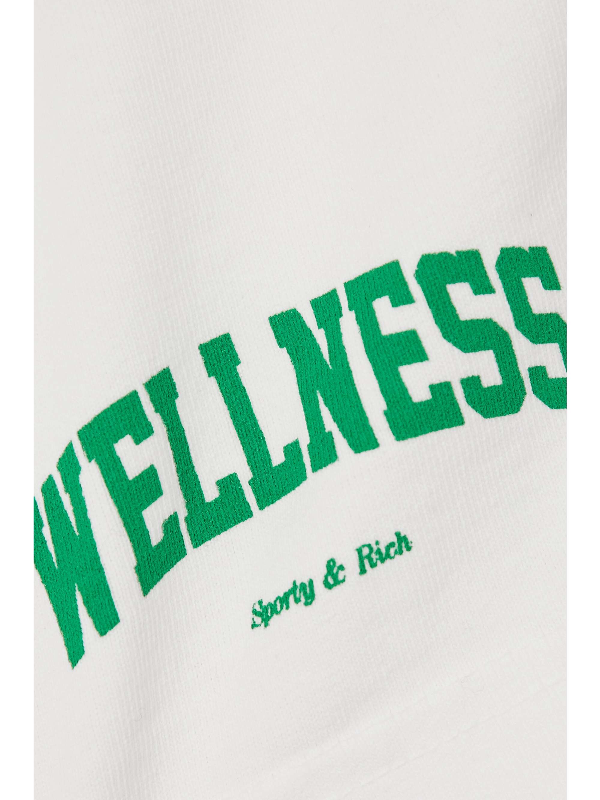 SPORTY & RICH Wellness Ivy printed cotton-jersey shorts