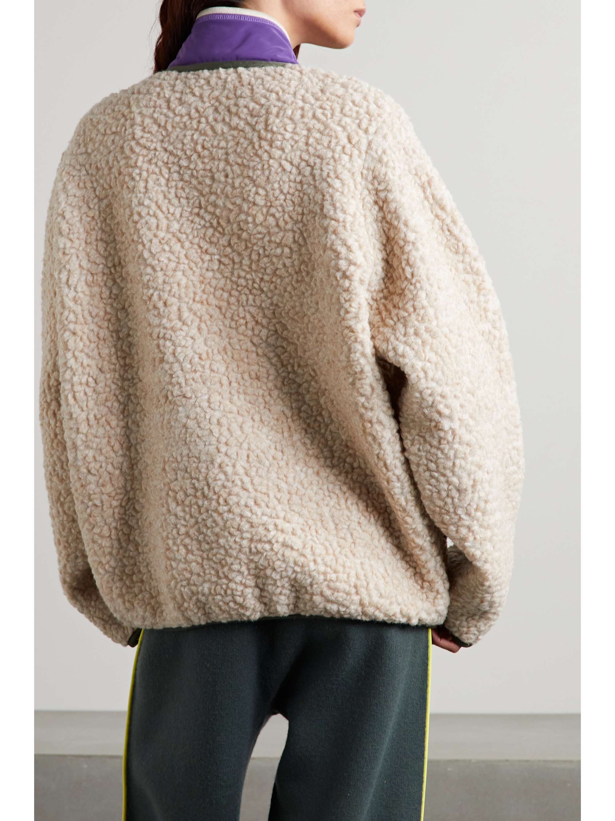 TORY SPORT Jacke aus Fleece mit Shellbesätzen in Colour-Block-Optik