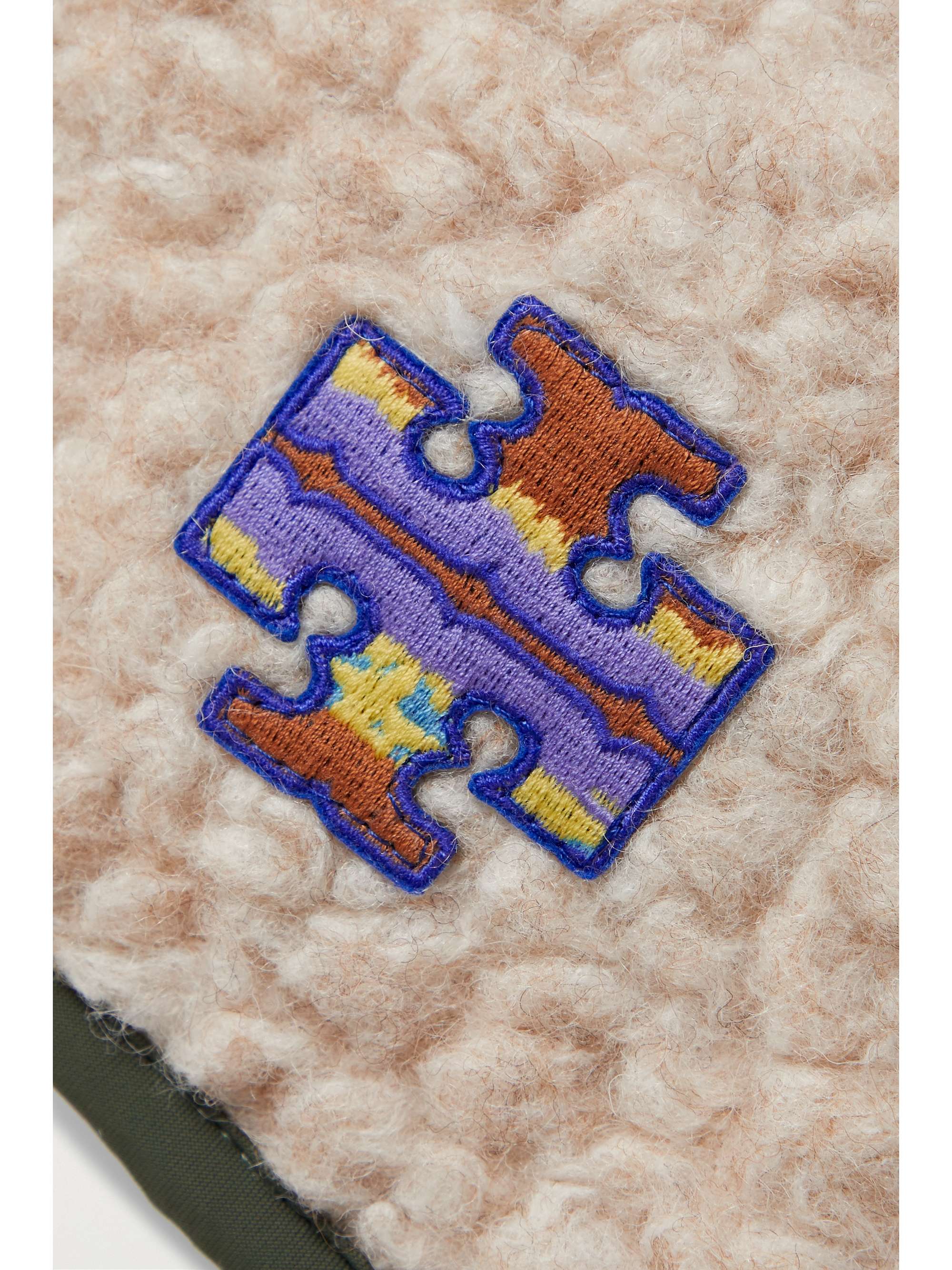 TORY SPORT Jacke aus Fleece mit Shellbesätzen in Colour-Block-Optik