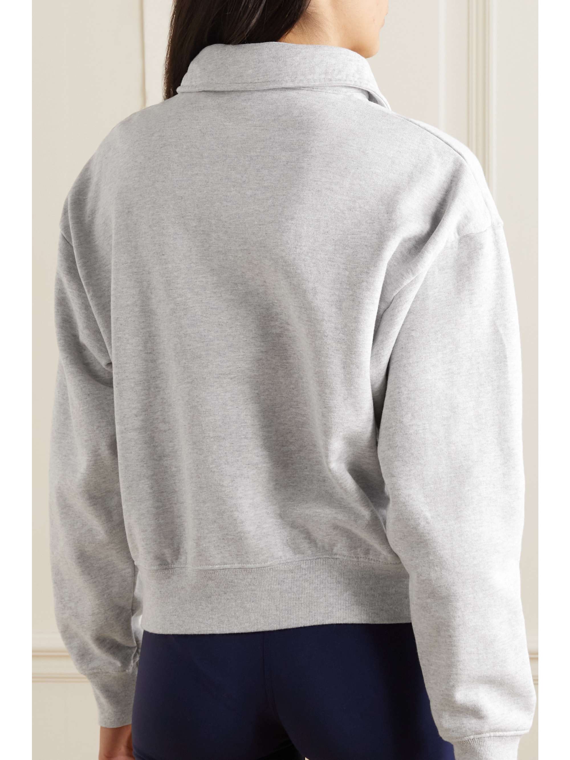 SPORTY & RICH Sweatshirt aus Jersey aus einer Baumwollmischung mit Stickerei