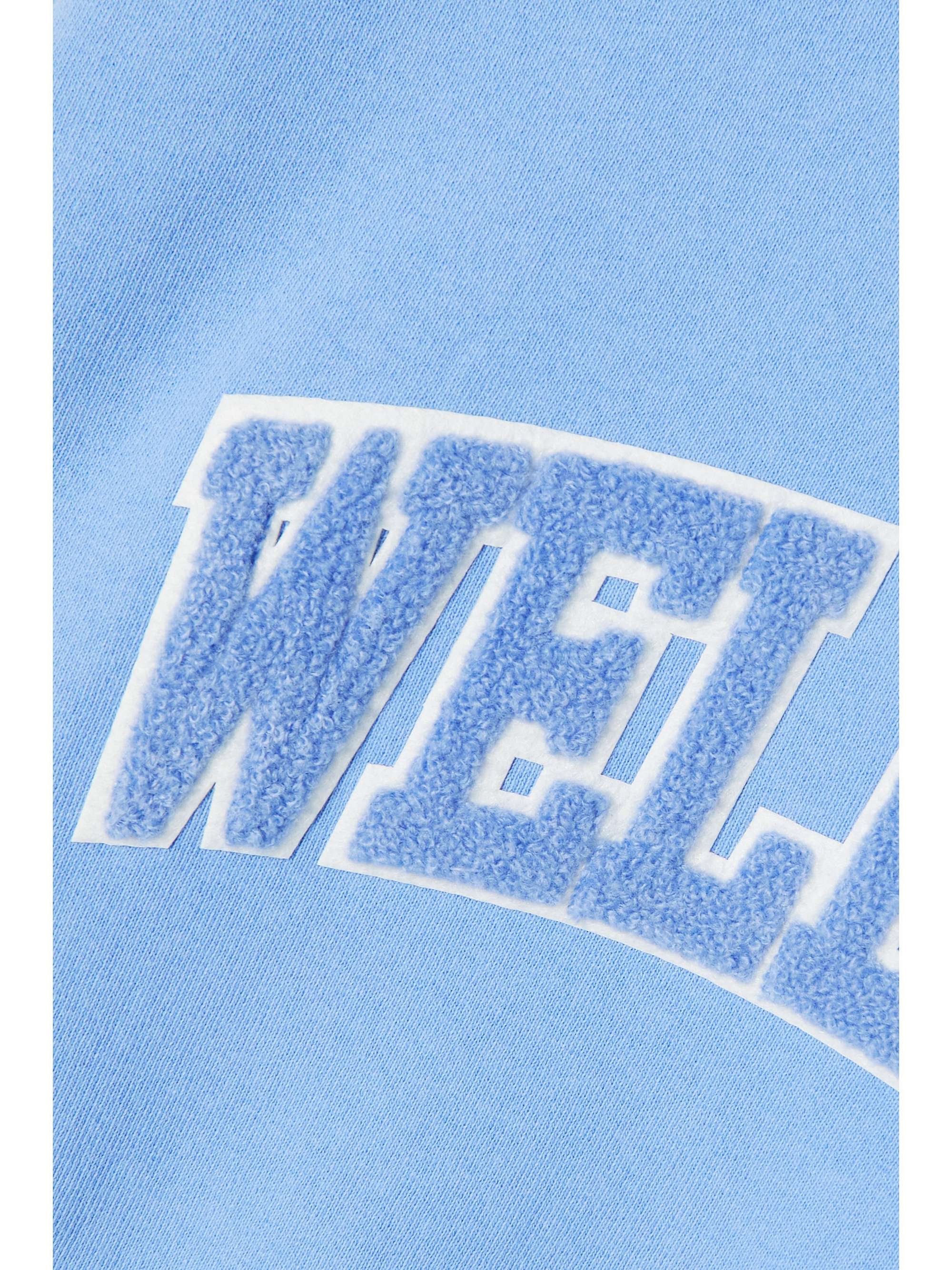 SPORTY & RICH Sweatshirt aus Baumwoll-Jersey mit Applikation