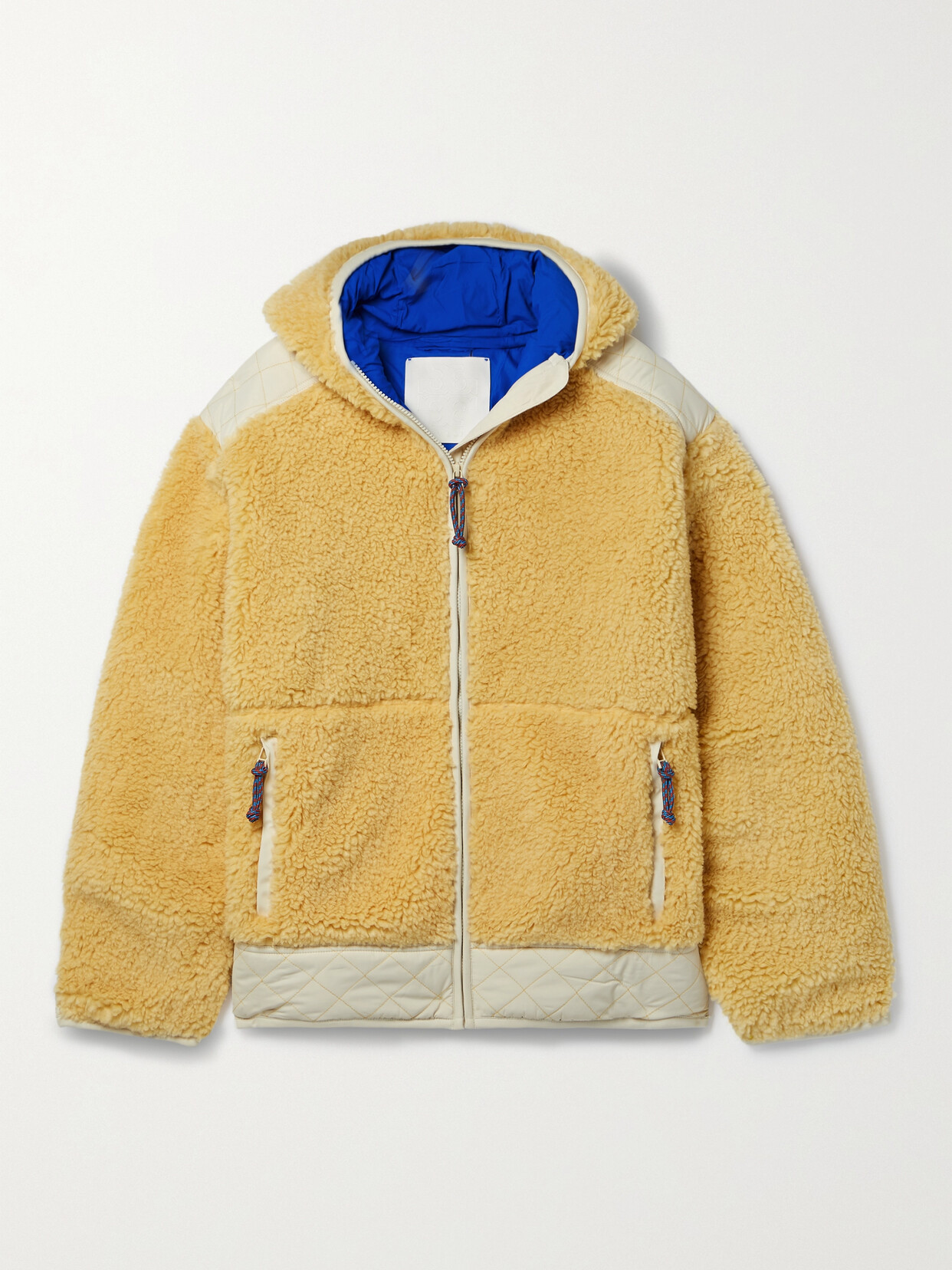 Tory Sport Tory Burch Oversized Fleece Hooded Jacket In Shea Butter