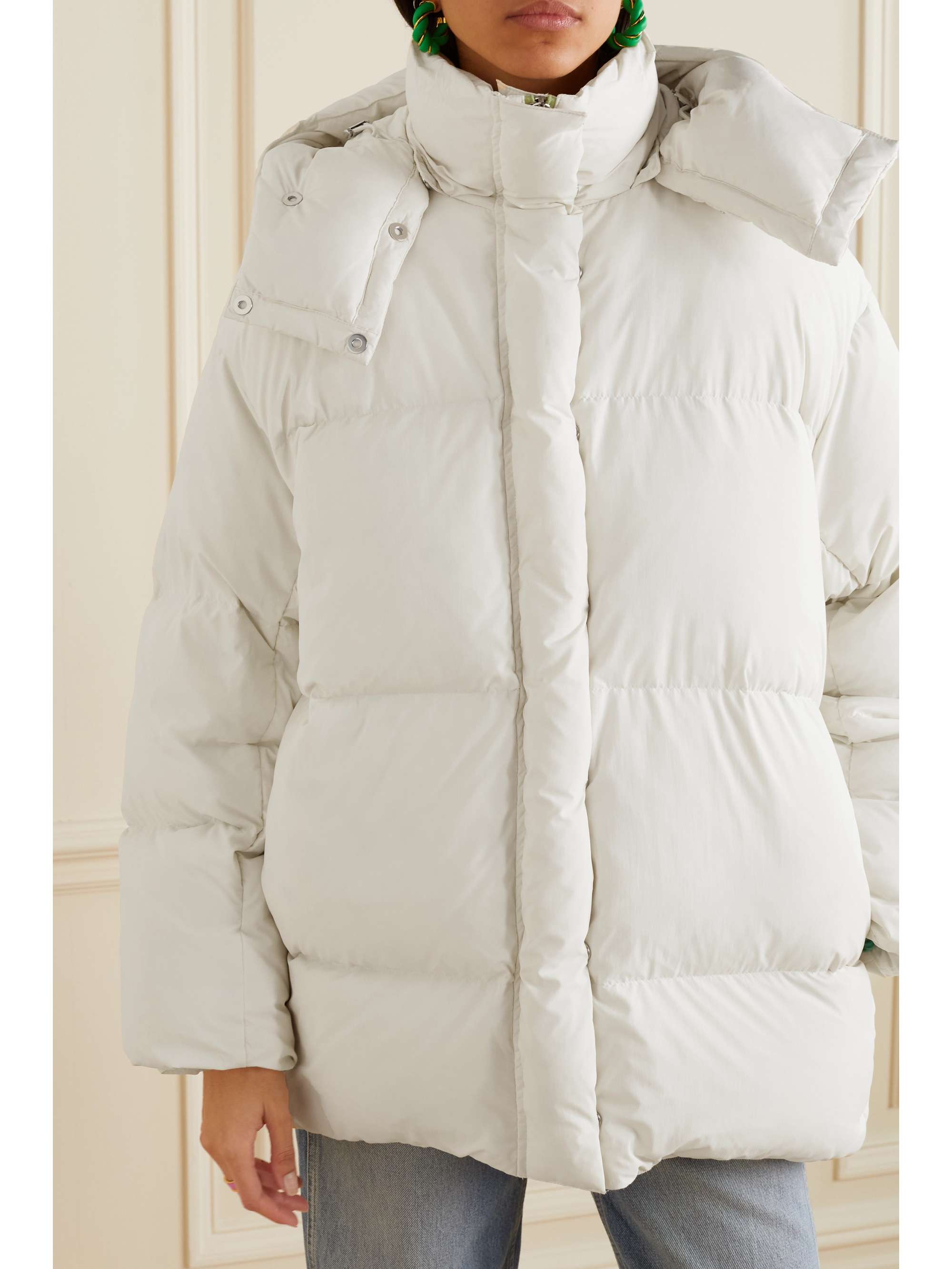 TORY SPORT Daunenjacke aus gestepptem Shell mit Kapuze