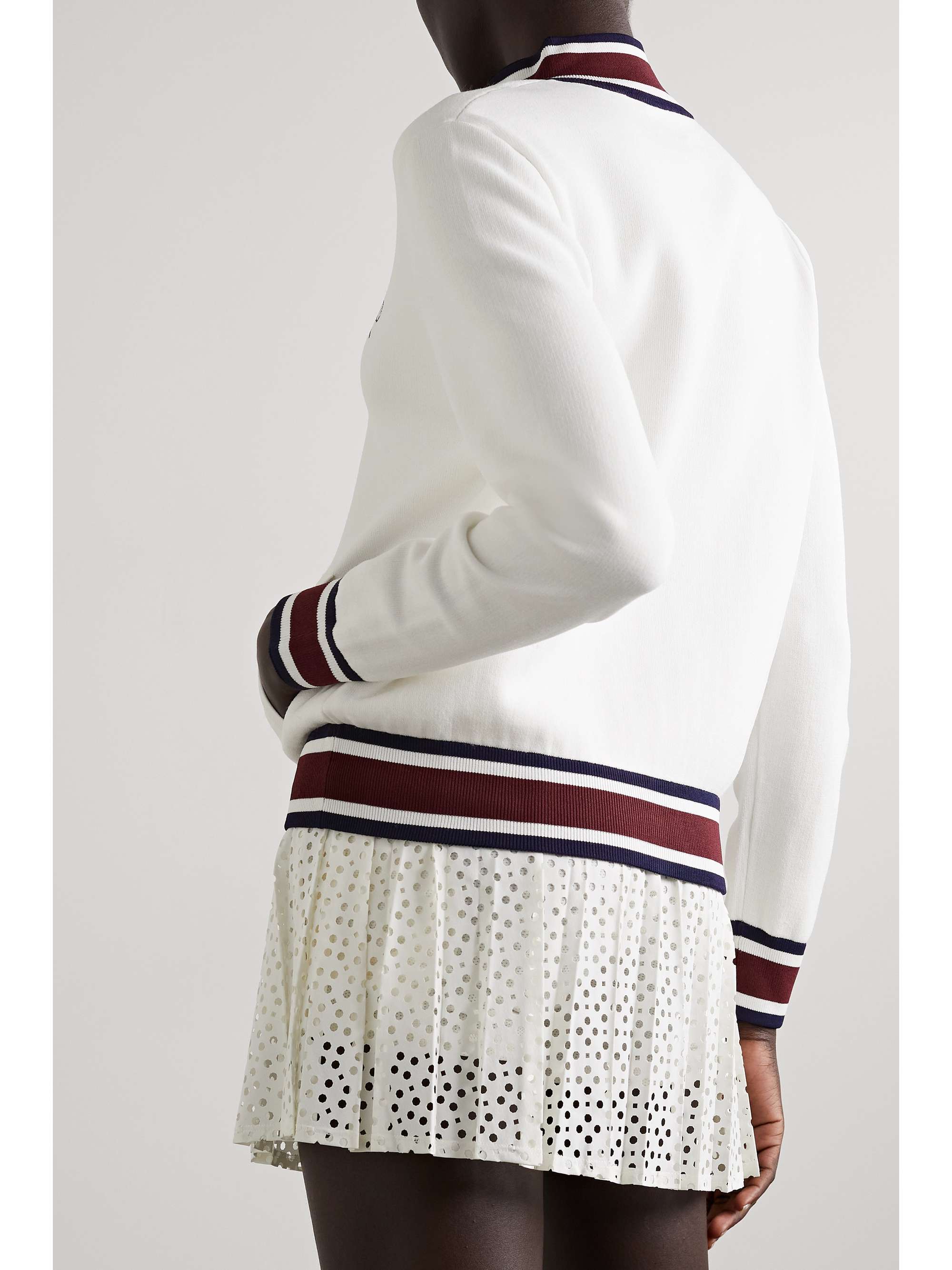TORY SPORT Jacke aus einer Baumwollmischung mit Streifen