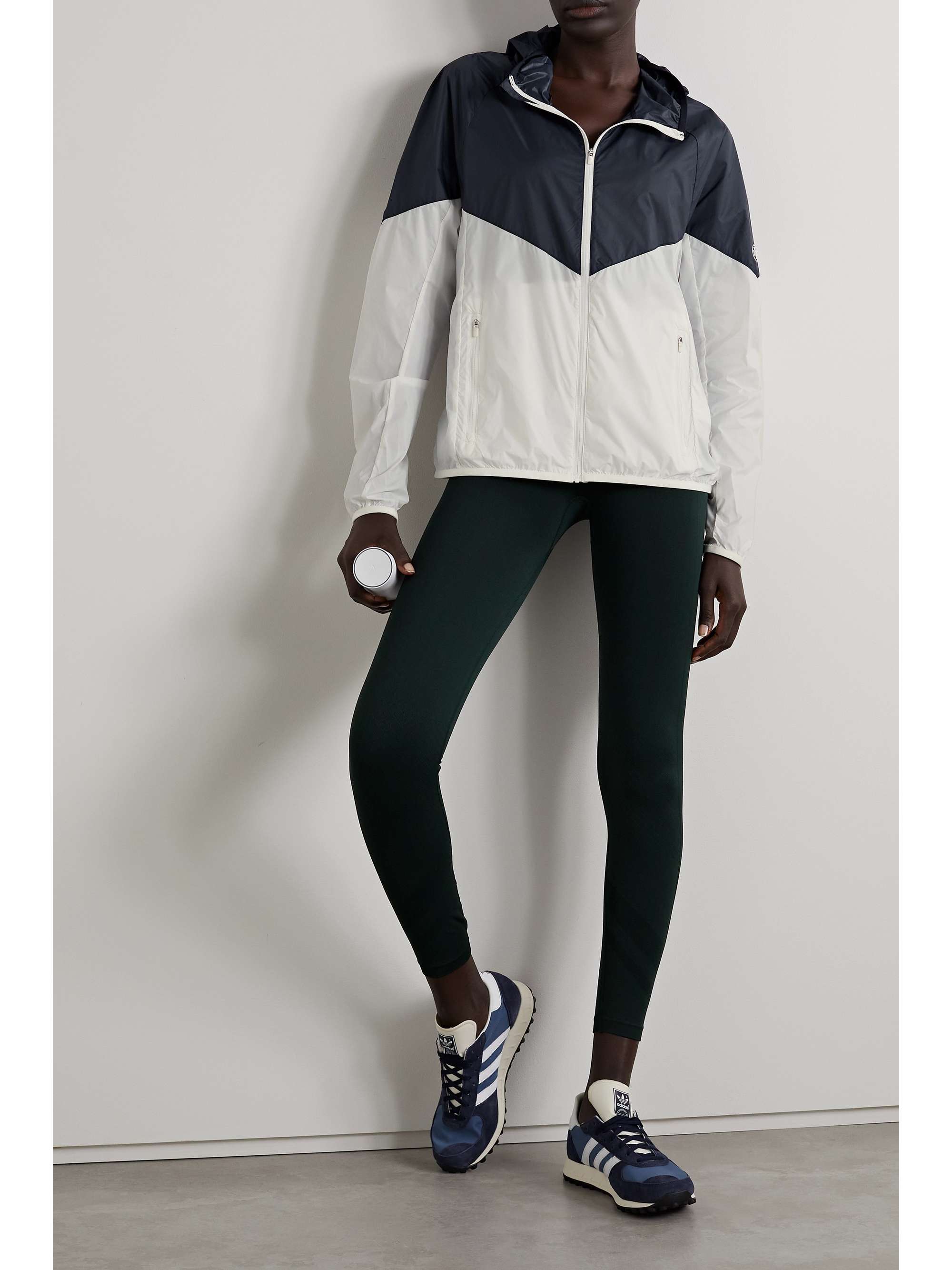 TORY SPORT Kapuzenjacke aus Shell in Colour-Block-Optik