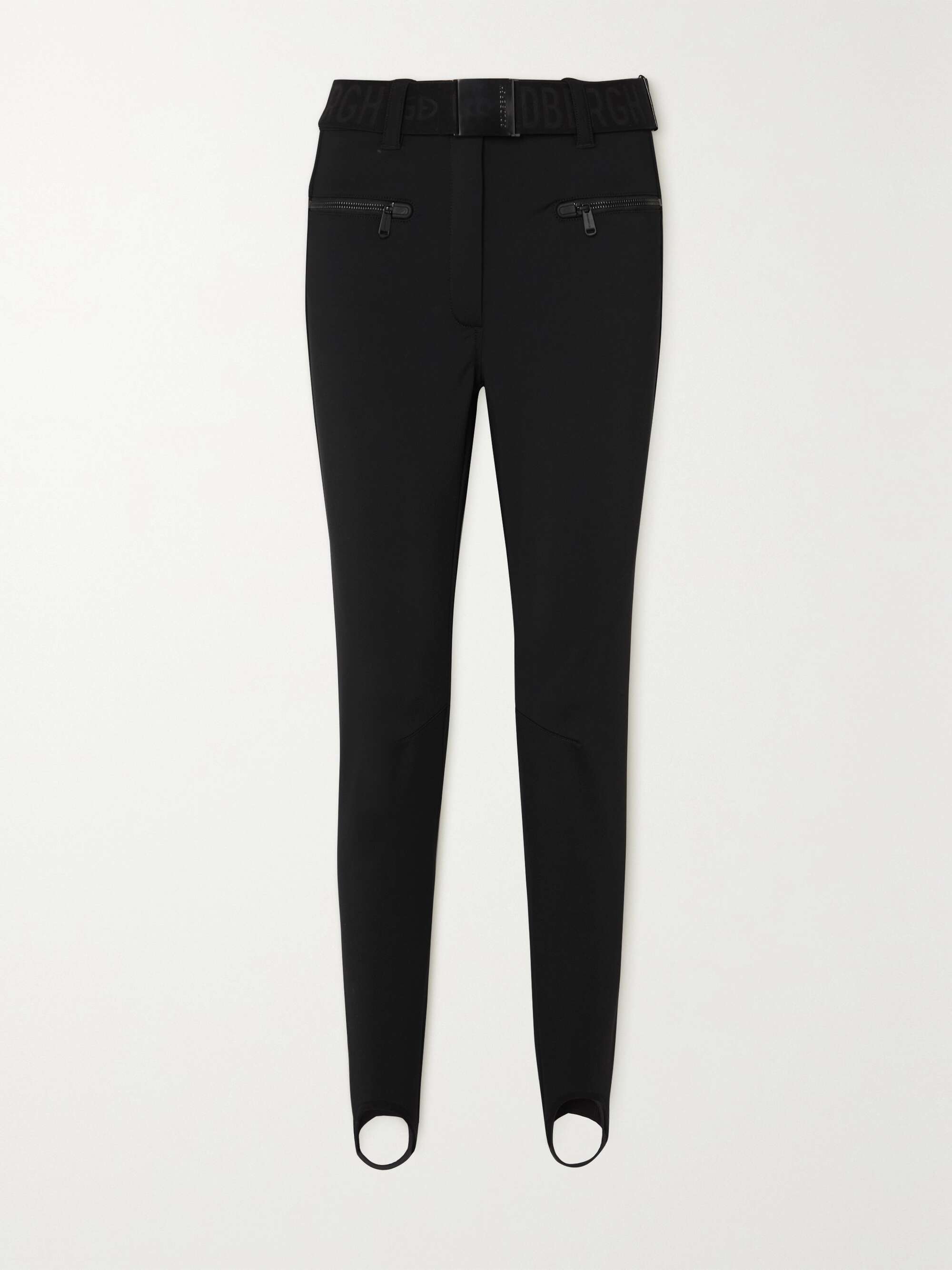 Paris belted stirrup ski pants