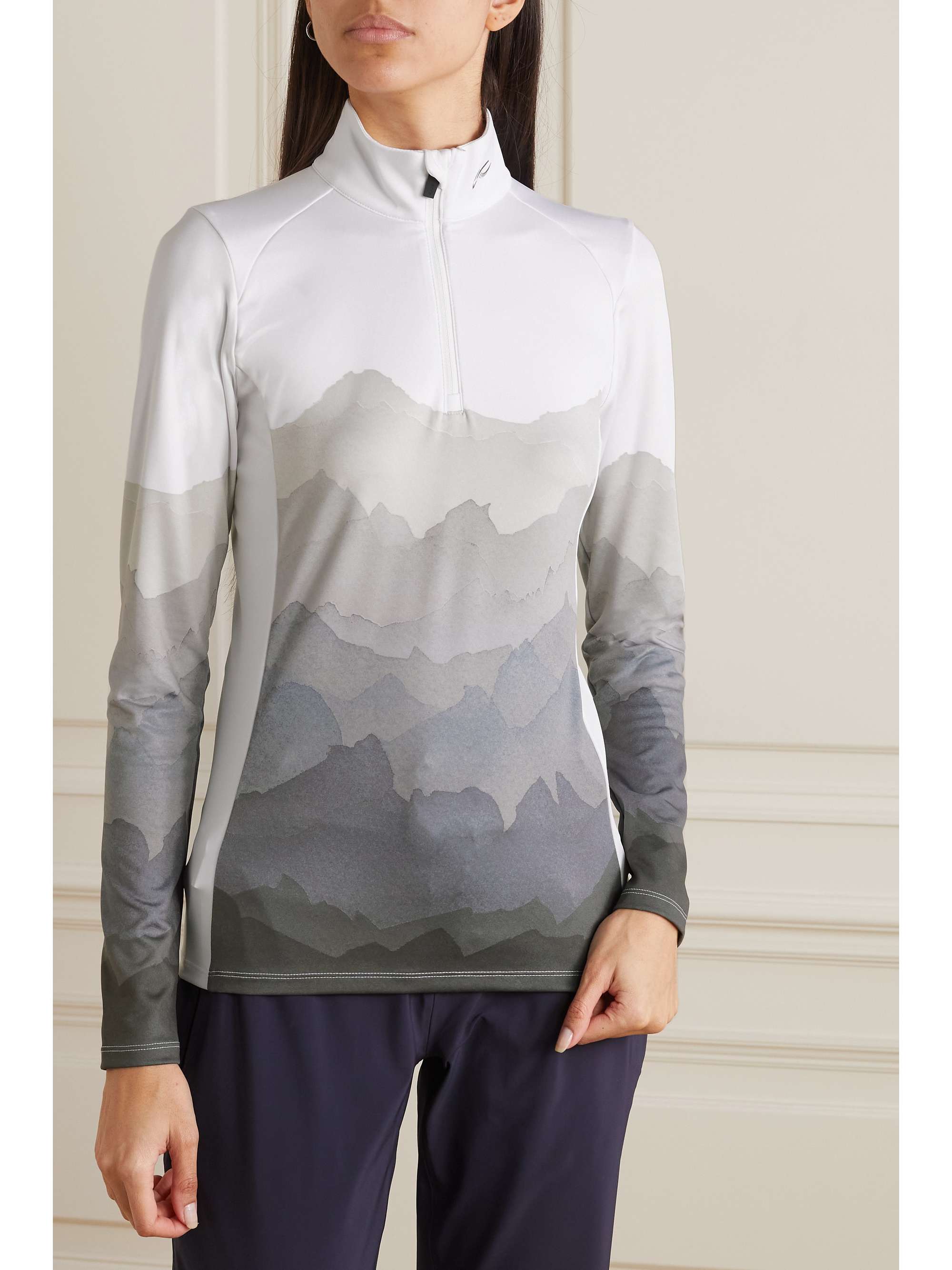 KJUS Motion Oberteil aus bedrucktem Stretch-Jersey