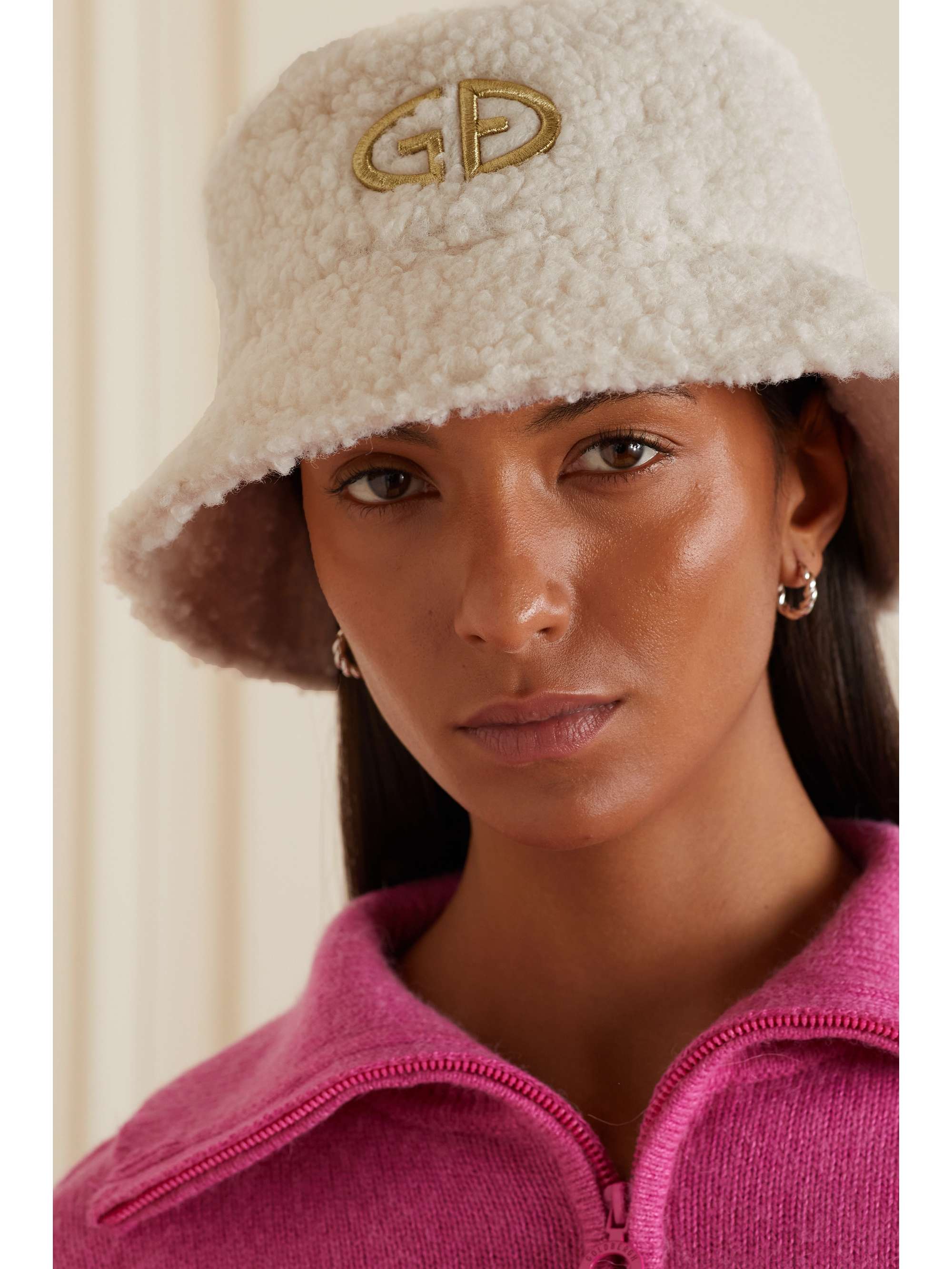 GOLDBERGH Teds embroidered fleece bucket hat