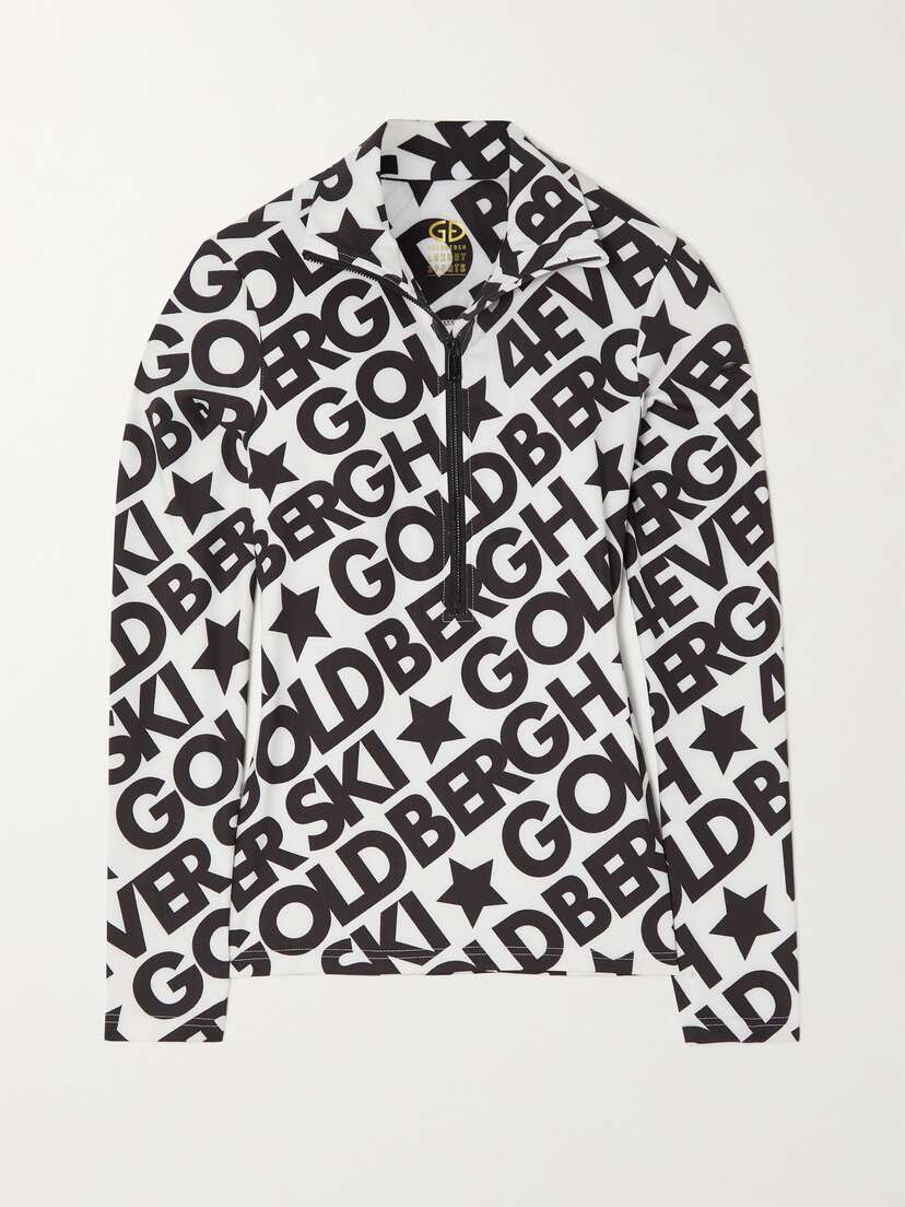 Goldbergh Type Pully Printed Stretch-jersey Top - xx large